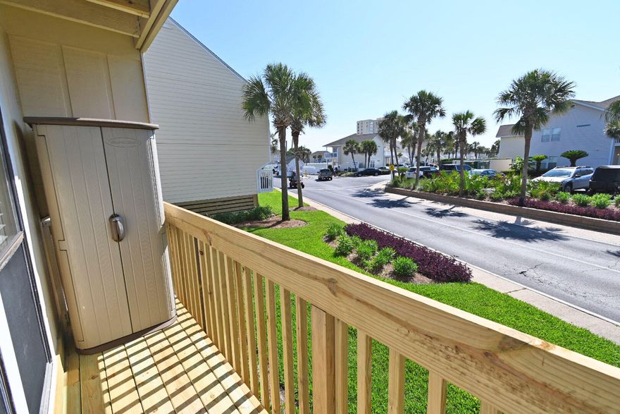 This unique studio with separate bedroom is simply stunning.  Great Rental History!  Close to the front of the property near the entrance and just a short walk across the street to the white sandy beach.  This unit has been totally renovated with new appliances, queen sleeper sofa, new mattress, walk-in tile shower, smooth ceilings, and new countertops and backsplash.  It also has new vinyl plank flooring and a new Hurricane impact sliding door.  Enjoy an array of amenities including a private boat marina, canal docking rentals, and a boat launch.  Sports enthusiasts will love the pickleball and tennis courts, shuffleboard, and a nine hole pitch and putt golf course. Indulge yourself at the new Sand Flea Bar and Grill on the beach and the famous Louisiana Lagniappe Cajun Restaurant onsite.  Experience the best of Sandpiper Cove and discover what all the excitement is about!  