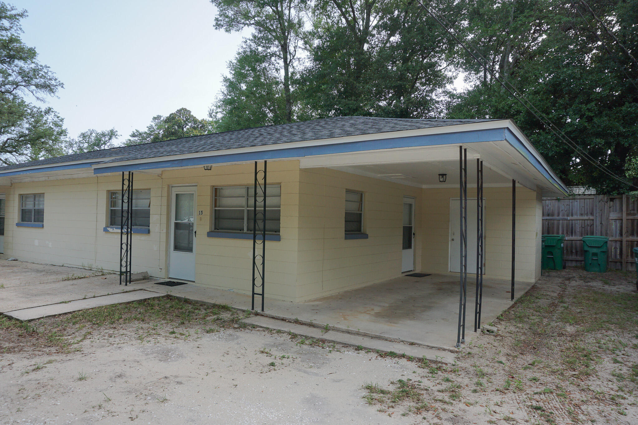 Call for move-in specials. 1 bed/1bath in great location in Fort Walton Beach with water, sewer, trash, pest control & lawn maintenance INCLUDED! Available now. This quaint and renovated 1 bed is perfectly situated near Beal Parkway, offering easy access to shopping, dining, and both military bases. This 1-bedroom duplex comes with a convenient 1-car attached carport. Unit features ceiling fans, blinds, and vinyl flooring. Washer/dryer hookups are available in a private utility closet included with unit. Step outside onto the open patio, perfect for enjoying the Florida breeze. Don't miss out on making this your new home! No inside smoking, vaping, or pets allowed. Minimum 600 FICO credit score. Apply with La Bella Vita Property Group today!