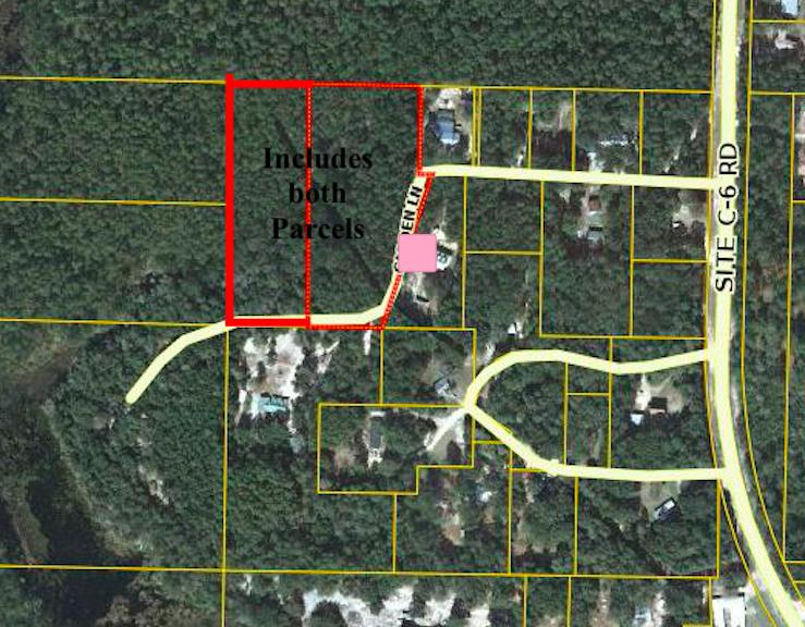 Beautifully wooded lot with excellent elevations. Zoning allows for up to 1 unit per acre. Would be a perfect ''estate'' homesite. Sits directly South of the C-6 military site with only forest to the North. Just off of the paved C-6 Road and just 5 minutes from the City of Freeport or 15 minutes to Niceville area. Power is to the site and City Water is too.