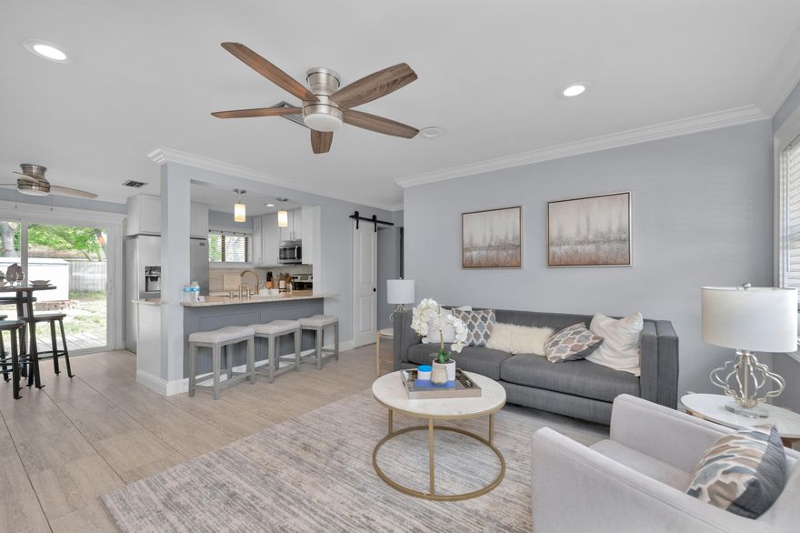 Desirable living 4 bedroom / 2 Bathroom newly remodeled home! It's 11 mins to Eglin AFB, 13 Mins to Hurlburt Field, 24 mins to Destin Beach!! Perfect for anyone but certainly great for roommates or short-term rentals! Bedrooms are refreshingly a good size including the 3 guest rooms! Come check it out for yourself!Plenty of light as windows wrap around almost the entire home. Primary bedroom suite is a must see! The home is freshly painted with new flooring throughout. Yes, the kitchen counter tops are granite and matches well with the like new stainless-steel appliances. The circular driveway is great for parking multiple cars and the large fenced in back yard is great for entertaining. The roof water heater, plumbing & wiring were replaced in 2017, appliances convey incl. washer and dryer! The irrigation system also works! Come and see for yourself!