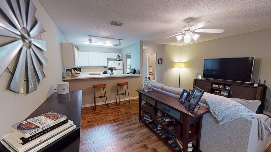 Check out the 3D Virtual Walk thru attached. Adorable 2 bedroom, 2.5 bath END UNIT townhome, conveniently located within central Fort Walton Beach.Upon entry, you'll be greeted with an open and cozy floorplan. The main floor features a large living space with LVP flooring, an open kitchen with clear sitelines into the living room, and a breakfast bar. Additional half bath located downstairs for guests. Neutral tile in first floor hallway, kitchen, all baths and laundry room.Upstairs you'll find two spacious bedrooms each featuring a full en-suite bathroom. The back of the home offers a relaxing patio and a partially privacy fenced yard.Attached single car garage. Close to military bases, shopping, restaurants, and beaches. Call today to schedule your private viewing.