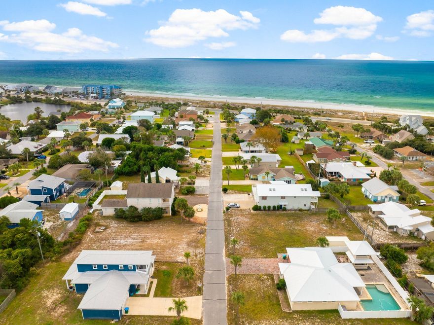 GULF VIEW LOT..Build the beach home of your dreams on this exceptional lot located at 216 Monterey Ave in the sought-after Santa Monica neighborhood of Panama City Beach, FL. Positioned just a short walk from the pristine white sands of the Gulf of Mexico, this property offers the perfect canvas for coastal living at its finest. As part of the Santa Monica community, you'll enjoy access to a private, gated, and dedicated beach reserved exclusively for owners and their guests.Surrounded by vibrant local attractions, your future home will be in close proximity to the best of what Panama City Beach has to offer. Spend your days indulging in waterfront dining, shopping at Pier Park, or exploring exciting new destinations like the upcoming Topgolf. Whether you prefer a relaxing day on the sand or an afternoon of adventure, this property puts it all within easy reach. Don't miss your opportunity to create your own piece of paradise in this highly desirable neighborhood.