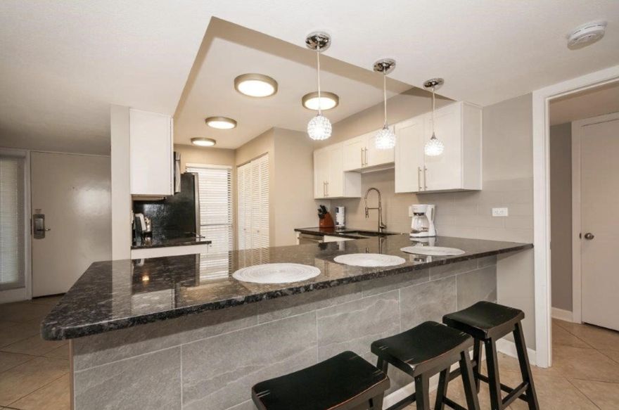 A contemporary full renovation in a spectacular fully-furnished 3 bedroom, 3 bath unit that sleeps 8. Balcony affords a view of the Gulf. Turn key! Solid rental history! Enjoy Mainsail amenities of 700' of deeded beach access, 2 pools, tennis court, gated entry, an exercise room, sauna, and game room. Located in the heart of Miramar Beach, the property offers convenient nearby shopping, dining, and entertainment. Whether investment or personal use, this unit could be exactly what you're looking for! Gross rentals for 2018 are $40,309. Mainsail is undergoing a large-scale restoration project to include exterior stucco work, balconies, some railings, and walkways.  Further information on request.  Buyer to confirm all information, measurements, and fees.