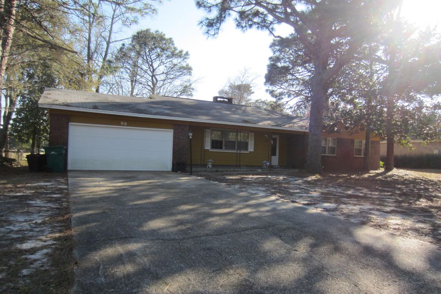 House back on the market! BRING ALL OFFERS MOTIVATED SELLERS!! All brick home is located in Lake Lorraine Subdivision in a perfect location for someone that loves to play golf or would love to live on a golf course. House sits on 5th Fairway of Shalimar Pointe Golf Course with fabulous PANORAMIC VIEWS OF THE FAIRWAY. House has 3br/2.ba & SEVERAL LIVING AREAS to enjoy privacy ... Some special features of the home are the brand new beautiful DURABLE hickory laminate flooring throughout home with exception of kitchen & bathrooms. (This flooring has sound-proofing foam underlay the feel of real wood grain.) ... brick fireplace ... nice size FLORIDA ROOM overlooking the spacious back yard with amazing views of the golf course ... new windows were added along the back of the home ...