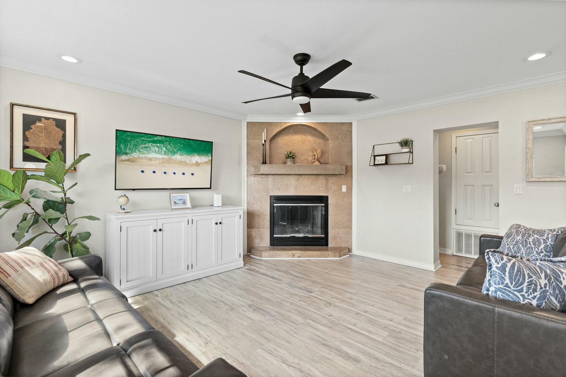 Only steps away from the trail and fitness centers at Ferry Park, this wonderful 4 bedroom home has so much to offer! Enjoy the split floorplan with the spacious primary suite separated from the other bedrooms, and open kitchen for the ultimate in entertaining. With a BRAND NEW Roof, HVAC installed new in 2024 with a 10 year warranty, & water heater only a few years old, this house is ready for its new owners. Updated kitchen appliances, cabinets, fans, light fixtures, and a wonderfully updated patio for you to enjoy the beautiful Florida weather year round are just some of the things you need to come see in person to appreciate all that this house has to offer. Multiple opportunities exist with this property being zoned mixed use in the heart of FWB, make an appointment to see it today!