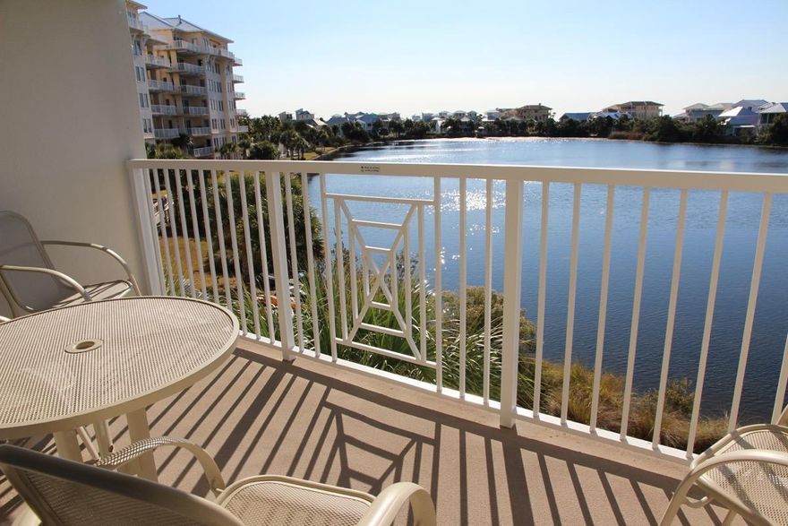 The is a beautiful FULLY FURNISHED 1bd condo in Carillon Beach Inn. It is 3rd floors so you get outstanding views of Lake Carillon. Door to bedroom has been added, TV's have been mounted on the walls (no wires showing) the condo has been nicely upgraded. New hot water heater in 2015. Stainless Steel appliances, all tile floors, granite countertops, open floorplan to living room. Grossed over $20,000 in rental in 2016. Carillon Beach Inn has one of the most stunning pools you will find and if you use the onsite rental program it provides free shuttles to the beaches, free bikes, free paddleboards and kayaks. Carillon Beach itself has 9 beach accesses, a heated pool, a beach front pool, a convenient village area. Very close to 30A, shopping, grocery stores. This one is a must see.