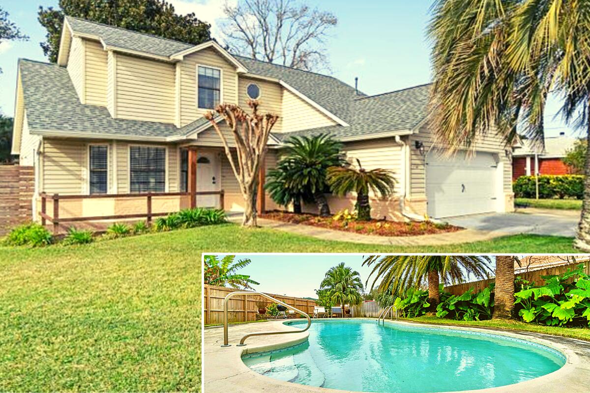 Exceptional Fully Renovated Destin home with a POOL now available! Pristine location in the heart of Destin, take a stroll right out of your home to the Destin Harbor! Renovations include a classy kitchen with white shaker cabinets, granite counter tops & stainless steel appliances. You will love the woodgrain tile thorughout the home. Master suite is located on the first floor. Spacious master bathroom with walk in shower, double vanity and walk in closet. 2 bedrooms and a guest bathroom located upstairs. Smart home Nest thermostat, front door lock, cameras, and smoke detectors in home. Exterior includes: Gunite pool surrounded by beautiful landscaping, 8ft privacy fence & covered patio. 2021 Roof, 2020 HVAC, 2019 Water Heater.