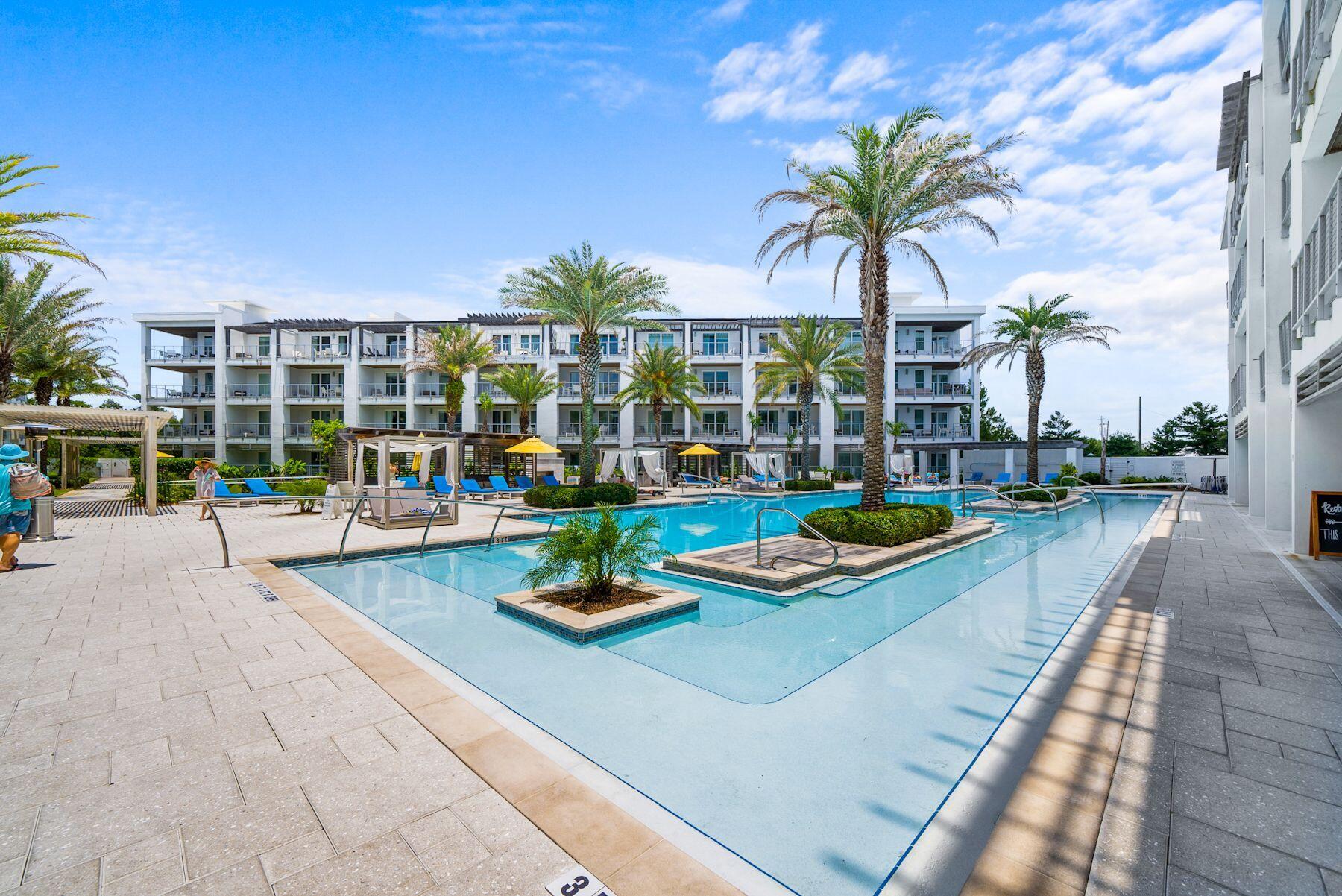 Take advantage of a rare opportunity to own at The Pointe with owner financing available, offering flexible terms that make securing your dream property easier than ever. Located on the highly sought-after east end of 30A, this beautifully appointed unit is just steps from Rosemary Beach and the sugar-white sands of Inlet Beach. Whether you're searching for a second home, vacation getaway, or income-producing investment, this one has it all. Inside, enjoy high-end finishes and a thoughtful layout, with the primary bedroom offering private balcony access--perfect for morning coffee or relaxing evenings. Resort-style amenities include a sparkling pool, rooftop lounge with panoramic views, and a fully equipped gym. With its unbeatable location, luxury features, and strong rental potential this turnkey unit is ready to impress. Schedule your showing today and step into the elevated lifestyle of The Pointe.