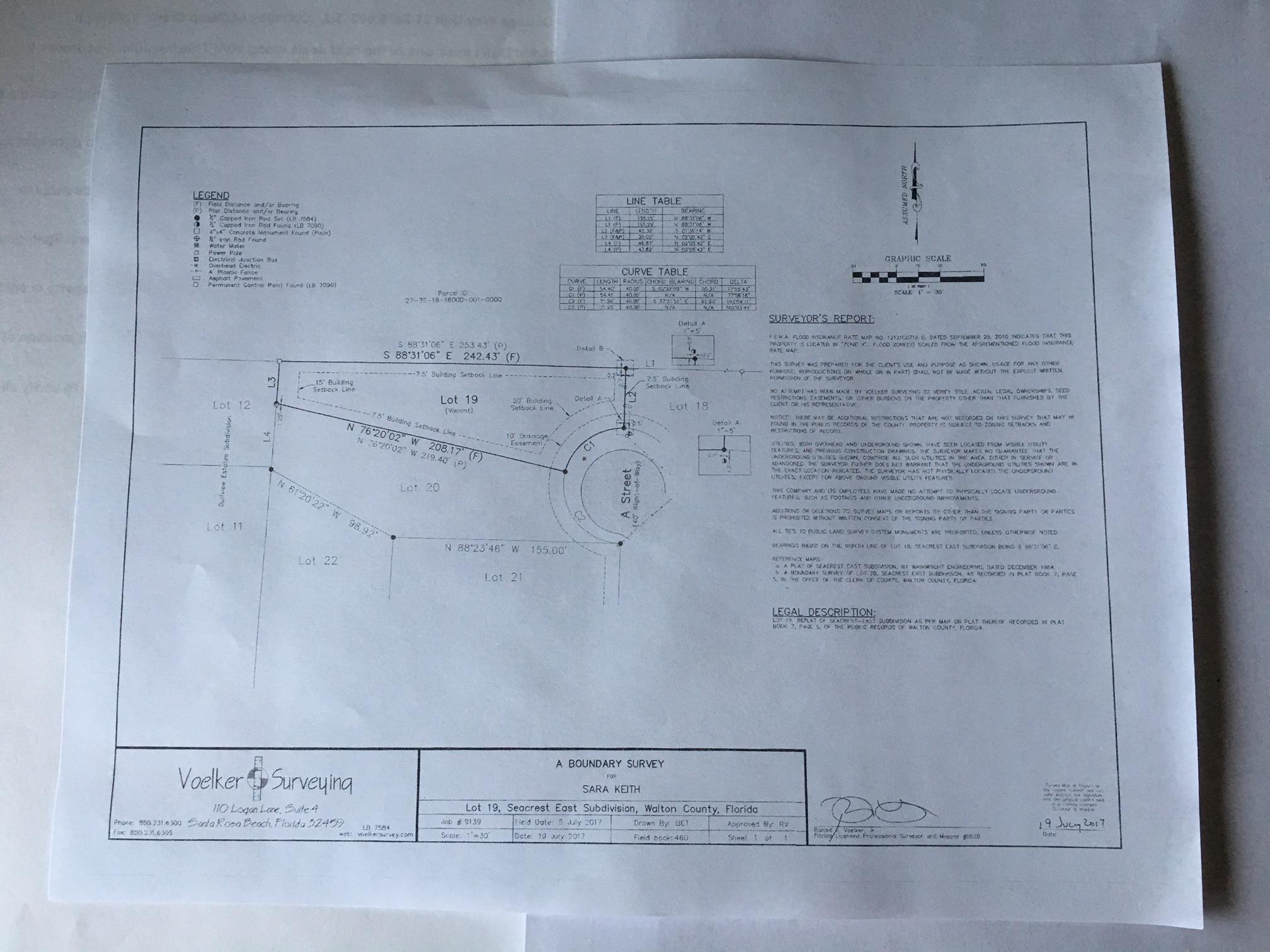 Seacrest Subdivision East - Land