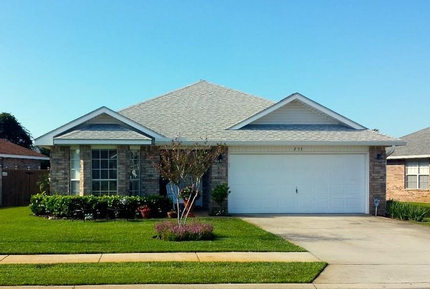 Beachside Gated Community with Deeded BEACH ACCESSES, with 320 feet of private Beach. Start enjoying your lifestyle walking to the beautiful blue waters and white sand beaches. This newly Renovated and nicely landscaped, brick, home has a fenced yard large enough for a pool. The open floor plan has vaulted ceilings in kitchen, dining & living areas, 18'' tile floors throughout, newly painted interiors with smooth ceilings. Kitchen has new Custom Cabinets & Pantry, Granite Countertops & Bar, Tile Backsplash, new Stainless Steel Appliances, new double sink & faucet. Laundry room, with washer & dryer, nearby. Large Master Suite has Remodeled Bath with separate Tile Shower, Tub, new Vanity, faucet & light fixtures, and walk in closet. 2 Guest Room