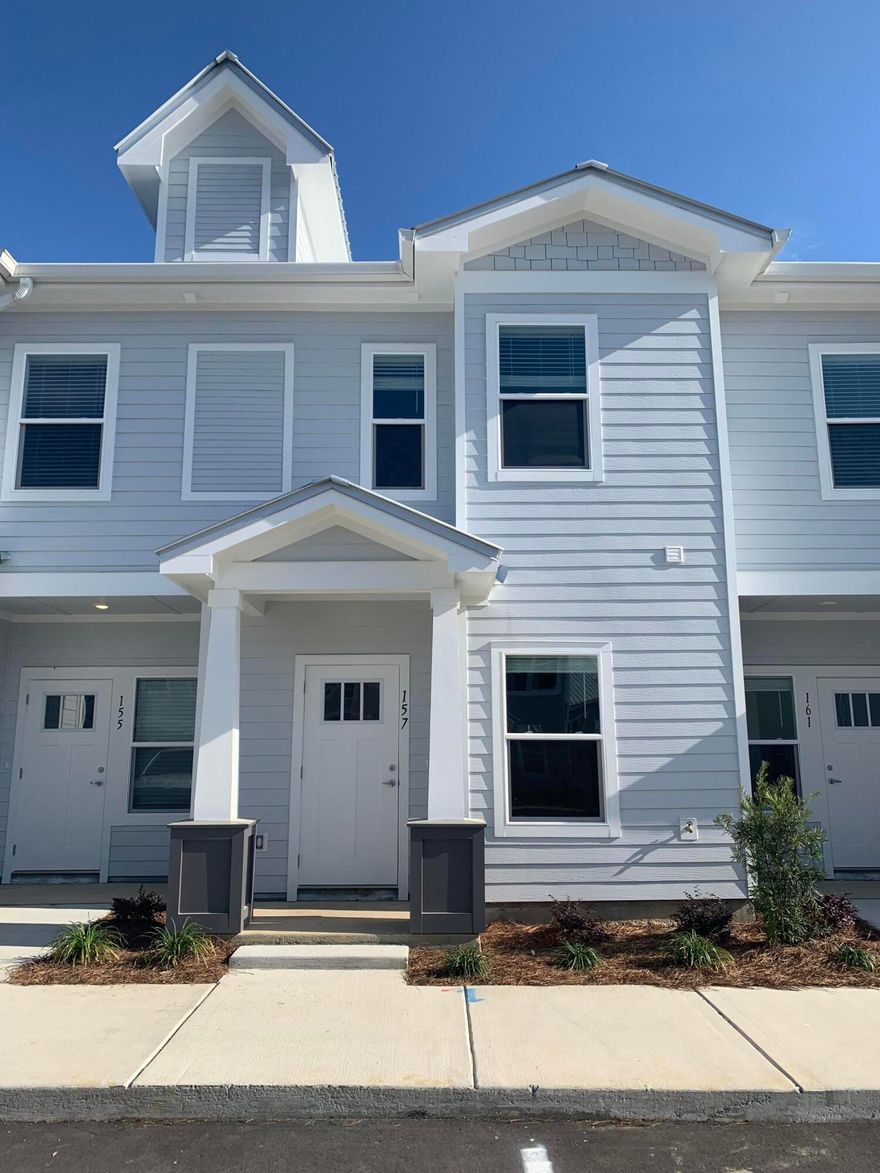 NEW CONSTRUCTION! AVAILABLE IMMEDIATELY! Conveniently located just 25 minutes from the white sand beaches of 30A! Schools, church and storage are close by. Easy commute to Destin, Niceville and Santa Rosa Beach! Complex offers great amenities such as a pool and pool house! Enjoy quiet evenings on your large covered patio. This BRAND NEW unit features quartz counter tops, stainless appliances, exterior secure storage, large bedrooms, a spacious floor plan, LVP flooring in the common areas. Washer/dryer hookup located on 1st floor. Unit comes with two assigned parking spots. Unit is non smoking. PET FRIENDLY. Assigned parking spaces are located in front of the unit. Trash and lawn care Included. No lease fees. FREE 24/7 Emergency maintenance. Professionally managed by local Owner.