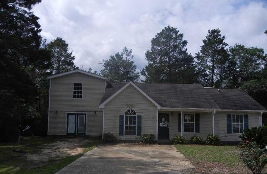 Three bedroom home on a cul-de-sac with almost a half acre of land. Home has 2 full baths and over 2000 square feet with a covered patio and private backyard surrounded by mature trees.