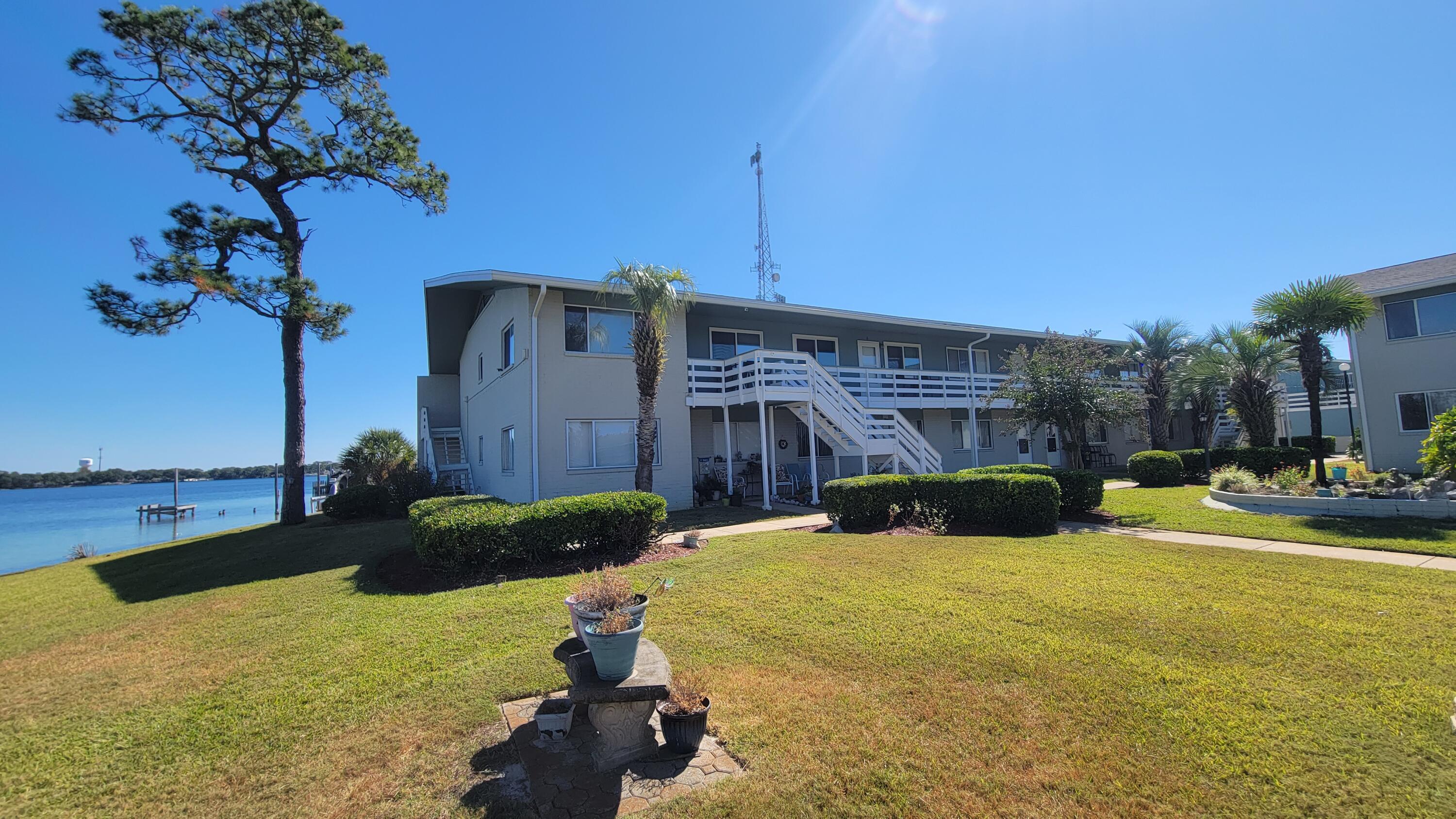 This 3BR/1BA condo is located in a Bayview Waters condo a bay front community. Newly renovated with new fans, New floor and bathtub tiles, just painted, new fridge, new HVAC, new kitchen counters / sink, new toilet, new bathroom sink and accessories. Water, trash, sewer, and cable included in the rent. Located on the 1st floor. Guest BR has private entry door! Tile through out. Complex amenities include an assigned parking space, gated waterfront pool, marina w/ boat slips (first come, first serve), and BBQ picnic area. No pets. No smoking. Deposit required.