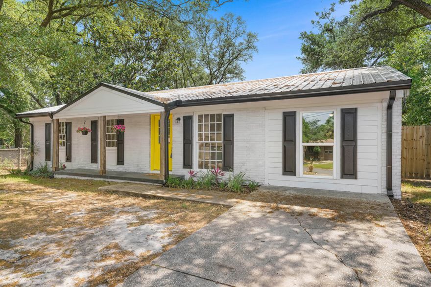 *UPDATED PICTURES!* Adorable 3BR/1.5 BA home on a quiet street in the heart of FWB! This beautifully renovated home features a metal roof, updated kitchen and baths, a bonus room, all new LVP flooring, paint, and lighting throughout. The kitchen boasts Shaker-style cabinets with European hinges and soft close drawers, new granite countertops, modern subway tile backsplash. Dishwasher, range, and microwave are all new. Garage has been converted to extra living space which includes a designated laundry room. The cherry on top for this property is the covered deck, directly off of the kitchen, which offers over 300sf of additional entertaining space. The oversized 1/4 acre lot is perfect for pets and children.