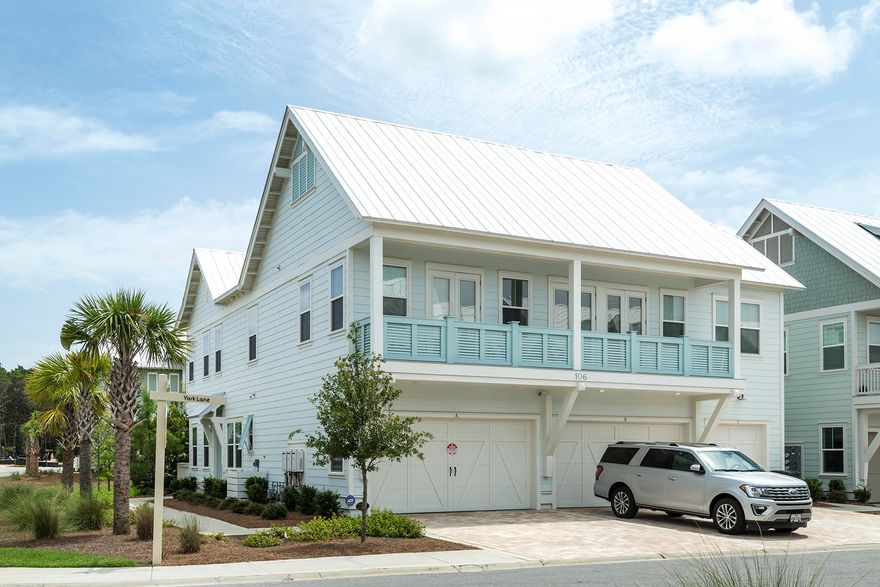 Immaculate, move-in ready Townhome on a corner lot- a highly sought-after location in Prominence. The ''Bahamas'' floor plan offers an open main floor with living, dining and beautiful gourmet kitchen. An abundance of light flows throughout the home along with an abundance of upgrades! Almost every aspect of this home is upgraded including shiplap, built-in wood shelving, quartz counters, hardwood floors throughout and custom window treatments. Upstairs is the master suite with dual vanity, walk-in shower, and large walk-in closet. Two additional bedrooms are also located on the second floor. Landscaping along the back deck lends additional privacy. A two-car garage accommodates your parking needs and storage for beach toys.Prominence is located between Lake and Watersound Beach...