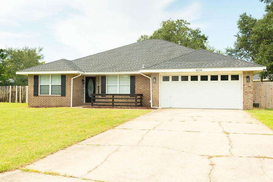 Come check out this recently updated 4/2 with a split floor plan. The home has a new roof and upgrades all installed in 2020. Upgrades include new matching quartz counter tops throughout, new cabinet hardware, new vinyl plank, a fresh coat of paint throughout, knock down ceilings, updated light fixtures and ceiling fans. This cul-de-sac home has a large irregularly shaped lot with a lot of space for children and pets. The tree house is perfect for the kids and you can enjoy family nights around the fire-pit. With tons of space and privacy, the lot has a lot of untapped potential. The neighborhood has an HOA managed deeded private beach area for those hot summer days. Owner will allow early occupancy at a negotiable rate post-inspection.