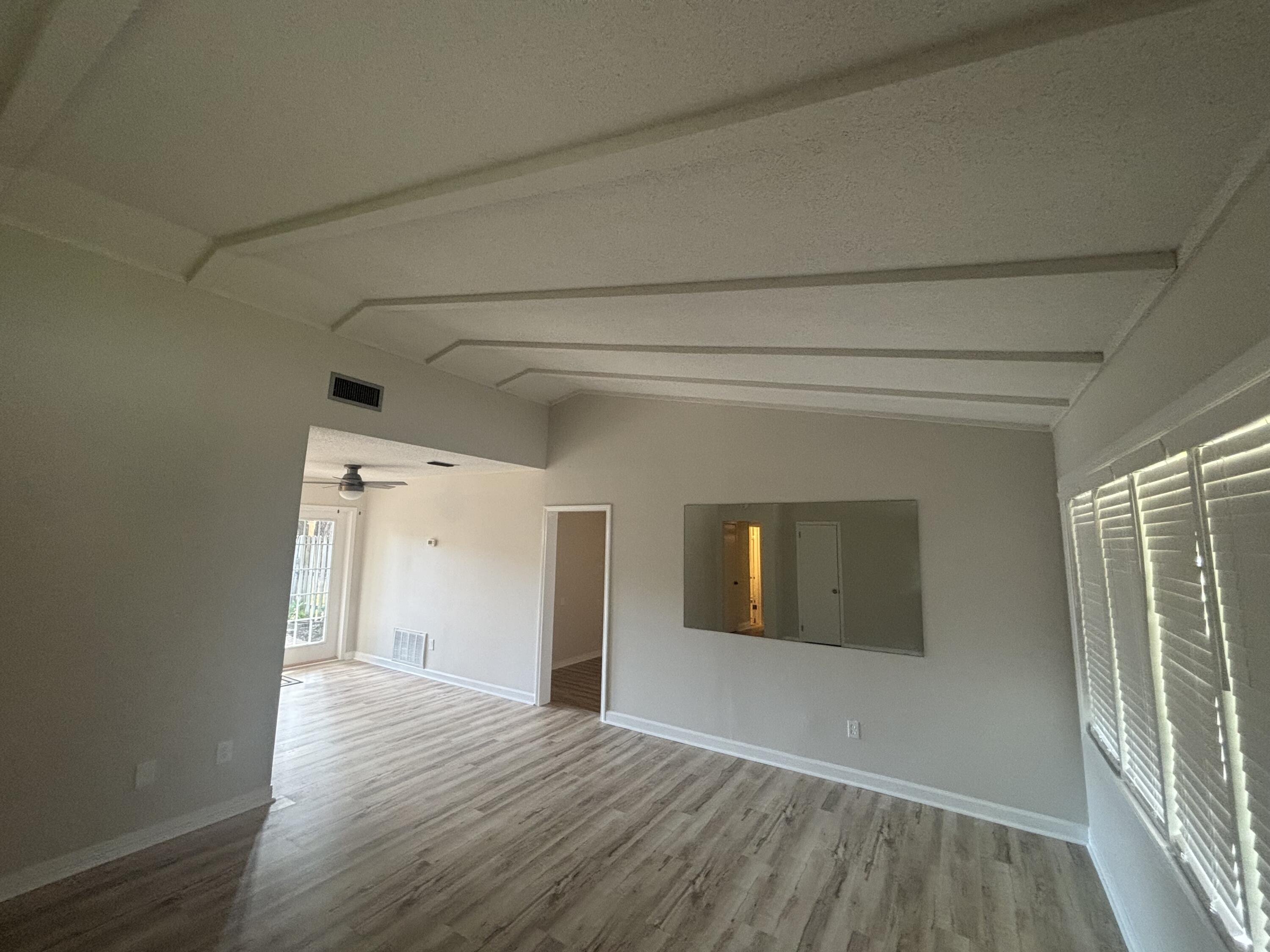 **Available Now!!**Pets Considered with owner approvalStep inside this beautifully updated 3-bedroom, 1.5-bath home featuring an open and inviting layout. The spacious living area boasts vaulted ceilings with decorative beams, large windows for natural light, and brand-new flooring throughout.The kitchen is a showstopper with sleek white cabinetry, subway tile backsplash, stainless steel appliances, and ample counter space--perfect for meal prep and entertaining. French doors open to a private backyard patio, ideal for relaxing or hosting gatherings.Bedrooms are generously sized, with updated light fixtures and plenty of closet space. The full bath offers a modern vanity and tiled shower/tub combo, while the half bath adds extra convenience. **All pets are registered via pet screening, and all assistance animals are verified through the same screening process.**
**Carpet cleaning (if applicable) & Admin Fee charged **
Tenant to verify all data. Please contact Sound Choice Real Estate to schedule a showing- 850-389-8533.
***Approval is based on several factors as follows***
- Rental History and Verification
- Employment History and Verification
- Credit History
- Criminal Background & Terrorist Database Check
- Pet Verification