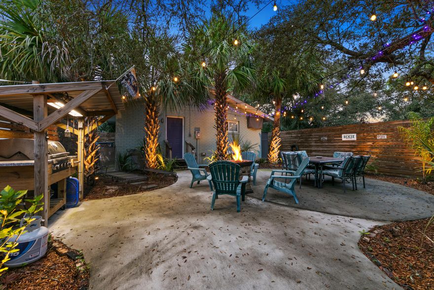 ''Moontide Cottage'' is a 30A gem! Conveniently located in the heart of Blue Mountain Beach, this well-planned home exudes character and charm, both inside and outdoors. The interior of the home has been completely gutted and renovated, and thoughtful touches added for modern convenience: beams for welcoming the Florida sunshine light in the great room, plentiful space for guests, and tile floors for easy beach living. The fenced back yard is swoon-worthy, welcoming yet private and beckons for star-filled evenings making memories with friends and family. A wonderful opportunity to have a true 30A address in the heart of all that is offered within the community of Blue Mountain Beach!