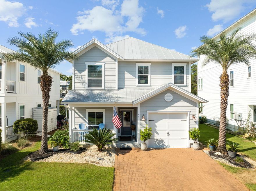 This 4 bed 3.5 bath home in Grande Pointe at Inlet Beach is fully furnished and move-in ready, making it easy to start enjoying life at the beach. Just minutes from 30A and only a 3-minute drive to the nearest beach access, the location is hard to beat. The floor plan is practical and inviting with the primary suite on the first floor, a second living space upstairs, and an attached garage for storage or golf cart parking. Outside, a fully fenced backyard with a deck creates the perfect spot for relaxing or entertaining. Located in a community with no rental restrictions, this home is ideal as a primary residence, a vacation getaway, or an income-producing rental. Grande Pointe also offers residents access to a community pool, clubhouse, and dock on Lake Powell--the largest coastal dune lake in Floridaproviding a unique setting for kayaking, paddleboarding, or simply taking in the view. Schedule your showing today!