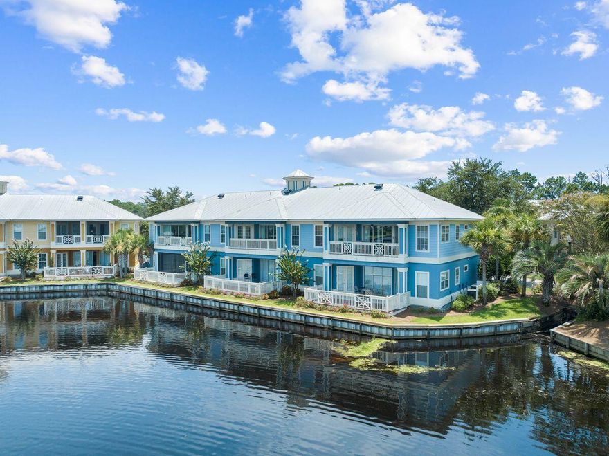 What a wonderful three-bedroom, three-bathroom lakefront condo located in the charming Crystal Cove community in Sandestin Golf and Beach Resort. This condo has an open floor plan with stunning water views from almost every room. Sandestin Golf and Beach Resort features more than seven miles of beaches & pristine bay front, four championship golf courses, 15 world-class tennis courts, a 226-slip marina, a fitness center, and spa & celebrity chef dining. Only 6 three bedroom lake front condos exist in Crystal Cove in Sandestin so this is a rare opportunity to own one of these stunning condos! This is the best priced 3BR condo for sale in the Sandestin Resort! This condo would make a great rental investment opportunity, second home, or primary home! Rental Projections of $46,000-$63,000. Shop, dine and play at the charming pedestrian village, The Village of Baytowne Wharf and more. You will enjoy going to the beach as well as all the shopping and dining including your Publix grocery store and movie theatre at Grand Boulevard and Baytowne by golf cart, walking, or bicycle! Don't forget the tunnel that goes under 98 in the Sandestin Golf and Beach Resort to go to your private beach by golf cart or bike! You will also enjoy The Phil Hummel Aquatic Center pool which is heated and open year-round as well as the Linkside Pool!