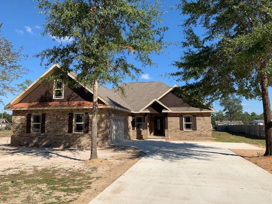 $1 VA MOVE IN. *2018 Parade of Homes Winning Builder* Copper accents and chocolate hardy board flank the neutral brick tone on this one. This stunning new construction home is 4bd/2ba with one of the additional bedrooms on the 2nd floor. Features a courtyard entry garage. This home will feature gorgeous custom cabinetry, full stainless appliance suite, ceiling detail, hand stained barn doors, a corner fireplace in the living room with stone accent wall. Granite counter tops throughout. BUILDER WILL FENCE! Est. Completion is November 10th.