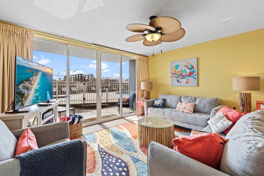 PRICED TO SELL!!!  Do not miss this unique opportunity!  Just steps away from the sugar white sands of Okaloosa Island's world renowned beaches, and located right on the resort pool for easy access to all of the water and fun you are looking for in a vacation getaway.  This 3 Bed/ 3 Bath ground floor condominium is an Island Princess favorite, situated closest to the pool and the beach , making it the perfect place for you to begin your lifetime of family memories or enjoy the incredible cash flow.  This condo is turnkey and a CASH COW!  This is the perfect investment with a consistent, aggressive rental history, repeat clientele from year to year, and amazing reviews.  THIS IS AN INVESTOR'S DREAM!