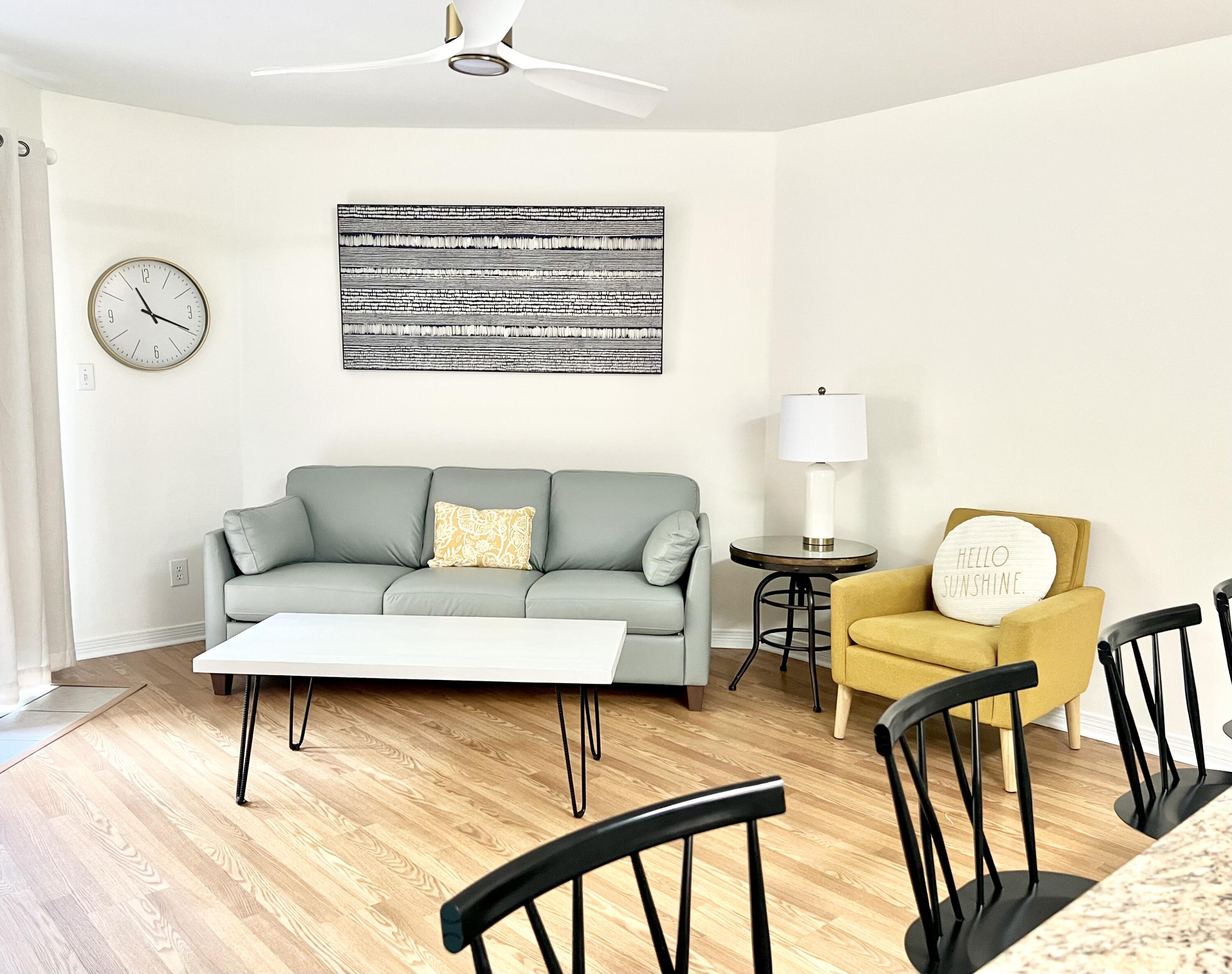 Come stay just steps away from the beach in this cute, fully furnished, 1st FLOOR condo. Utilities included; Water, Sewer, Trash, Internet, Cable and Power. Pool, hot tub, BBQ grill and Private Beach Access included. Up to 6-month lease available. Walking distance to some of the area's most popular restaurants like; Pompano Joes, Kenny D's and Captain Dave's. No Pets! No Smoking