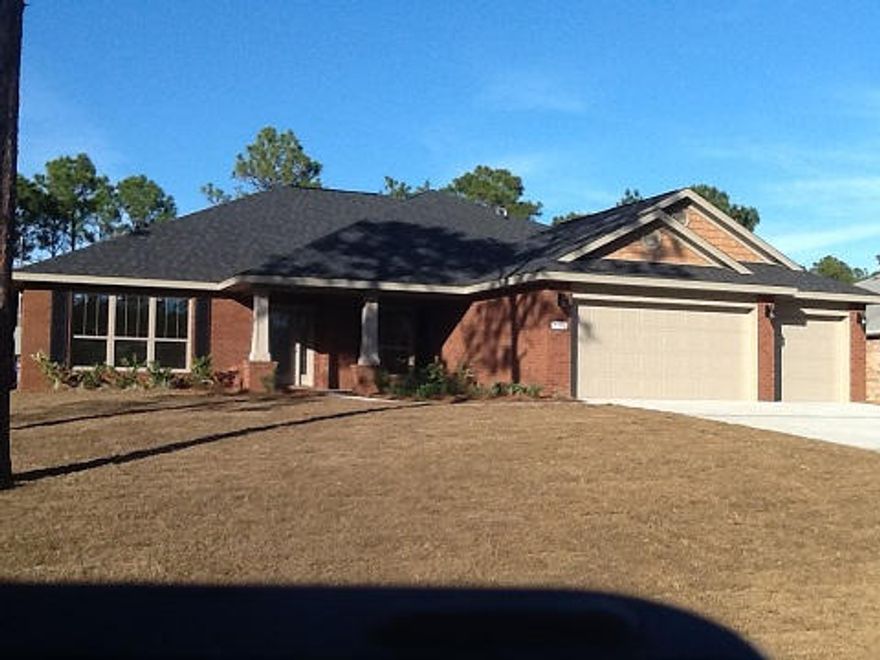 One of our most popular homes! This spacious one story features a study/living room bathed in natural sunlight due to triple windows; the dining area has a recessed nook and lights for highlighting a picture or that special piece of furniture. The spacious kitchen is made for cooking and baking with double wall ovens, smooth cooktop, large island with electric, walk-in pantry for storage, over/under cabinet lighting, hanging pendant lights, stainless appliances, and overlooks the family room for entertaining. The master suite has access to the covered lanai, perfect for relaxing or watching the kids play in the 1/2 acre back yard; a stunning master bathroom featuring an over sized walk-in shower with custom tile work and dual shower heads; double vanity and his/her walk in closets.........