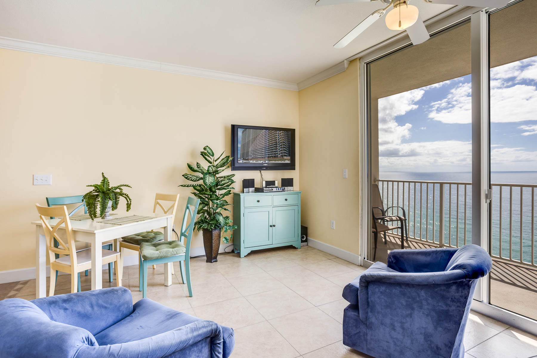 Unit 1607 is an F plan 1 bedroom, 2 bath unit in one of the Premier Resorts in Panama City Beach! Experience amazing sunsets through the floor to ceiling glass doors in the living area. Easy to maintain tile flooring throughout! Recent repairs to the unit include new garbage disposal, front door weather-stripping, new HVAC handler w/2 yr. labor and 5 yr. part warranties, and newer refrigerator (w/ warranty) Unit comes fully furnished. Tidewater is a highly desirable resort for vacation rentals due it's premier amenities as well as within walking distance to where the action is in Panama City Beach! Unit 1607 is priced to sell so don't miss out on this great opportunity!