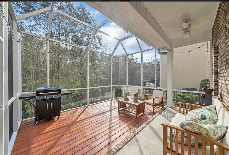 Fast and easy commute to Eglin's ValP gate! Beautiful well-maintained 4-bedroom home! Low HOA fee maintains mowing the front and backyard and trimming the shrubs. Upstairs large laundry room with a folding area and cabinets is one of the many special perks in this home. The screened deck allows you to enjoy the tranquility of the nature preserve behind your home. The backyard is also fully fenced! The home is close to Turkey Creek Park and is less than a mile to the elementary school.  Wonderful open floor plan. Large master bedroom w/ both a large walk-in shower and a soaker tub in the master bath. The master closet is also wonderful. The remaining 3 bedrooms are separated from the master, but close enough for young kids! If you want a low maintenance home with all the perks, this is it.