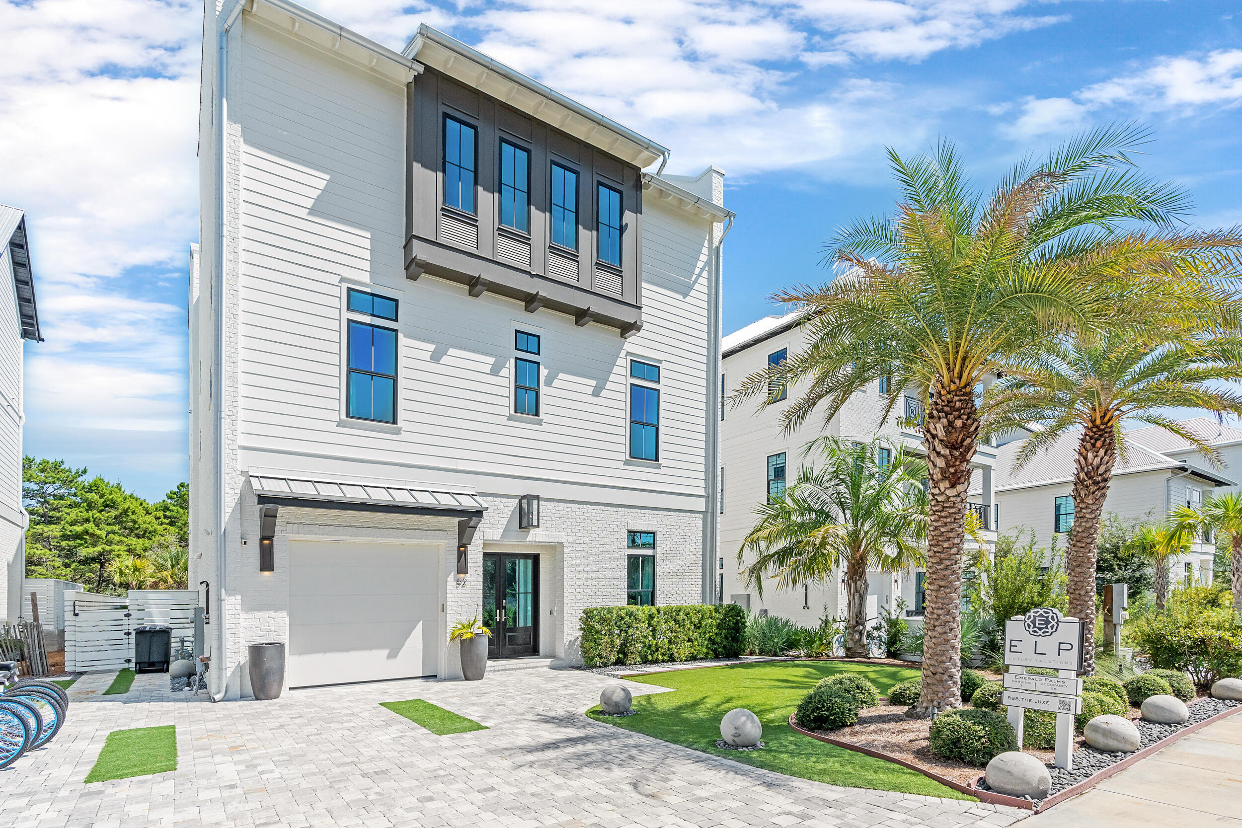 Welcome to 52 Sevens Palms drive, your dream beachside oasis, perfectly situated in the heart of Inlet Beach, and just a short walk to the sugar-white sands of a stunning public beach. Located near the beautiful community of Rosemary Beach along scenic 30A, this luxurious 7 bedroom, 9 bathroom single-family home offers the ideal blend of elegance, comfort, and coastal charm.From the moment you arrive, you'll be captivated by the home's impeccable craftsmanship and upscale finishes. Inside, an open concept design welcomes you with a spacious living room, a window lined dining area, and a luxury chef's kitchen complete with high end appliances, expansive countertops, and custom cabinetry, perfect for hosting family and friends. Soaring cypress wood ceilings, rich hardwood floors, and timeless shiplap accents create a warm yet sophisticated ambiance throughout. Each of the large bedrooms is designed as a private retreat, featuring walk-in closets and spa-like bathrooms with walk-in showers. Multiple bunk rooms offer flexible sleeping arrangements, ideal for children, guests, or larger groups. The massive dining room is a standout feature, Immaculate for entertaining and accommodating large families.
Take the elevator to explore all levels of this exceptional home, including multiple outdoor porches that invite you to enjoy the coastal breeze. Step outside to your private backyard oasis, featuring a sparkling resort-style heated pool and a covered summer kitchen, excellent for dining and entertaining under the stars.
Additional highlights include a garage, a cozy fireplace, and elegant touches throughout that elevate everyday living.
Enjoy being just minutes from world-class dining and boutique shopping, with some of the area's most amazing restaurants just around the corner. Plus, it's only a 15 minute drive to Northwest Florida Beaches International Airport (ECP) making travel easy for you or your guests.
Whether you're searching for a primary residence, a vacation getaway, or a lucrative investment property, this home is an unparalleled opportunity. Ideally located to experience the best of 30A living with both luxury and convenience at your fingertips.