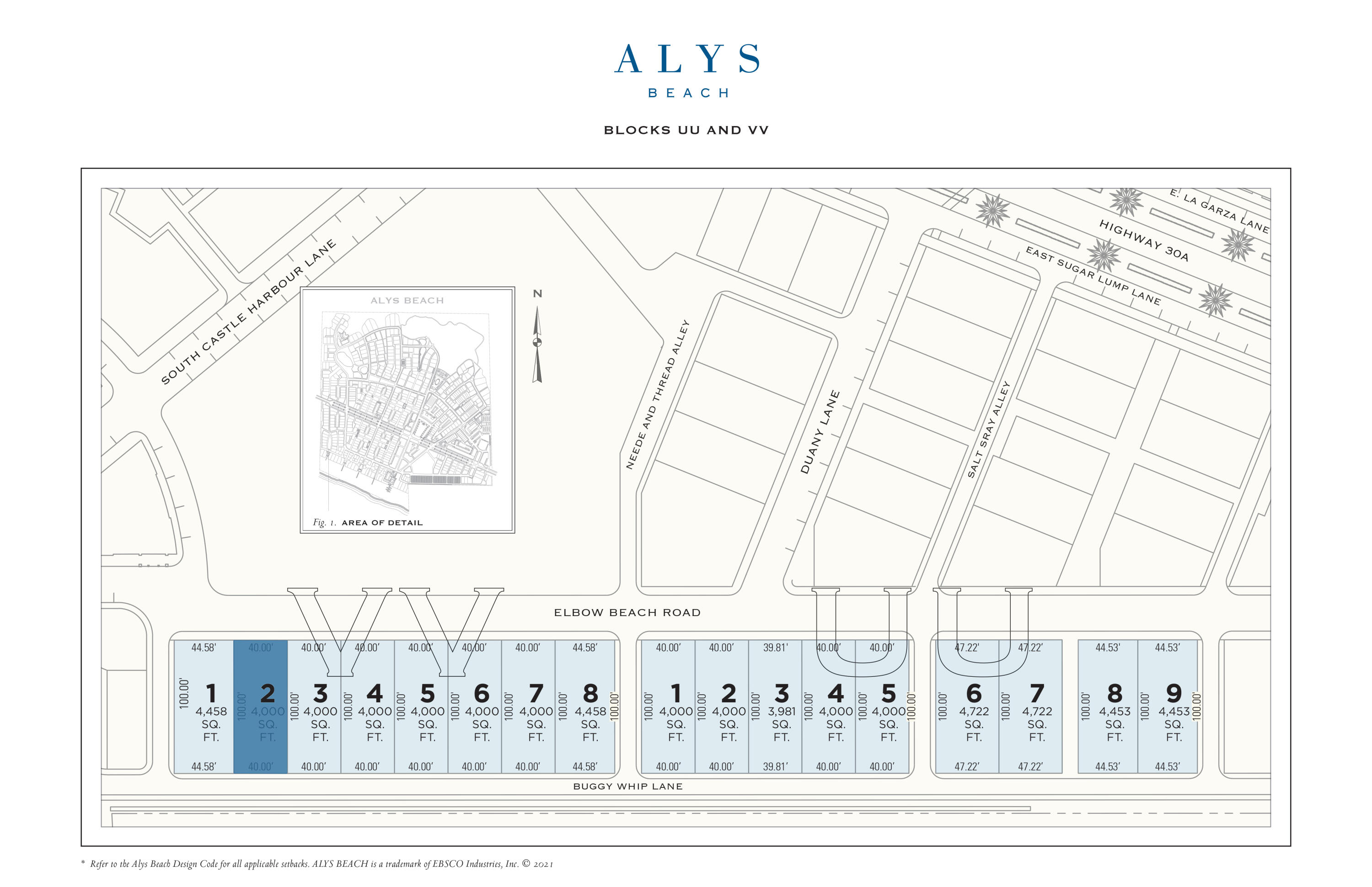 Homesite South of 30A within close proximity of the new owners only Beach Club.