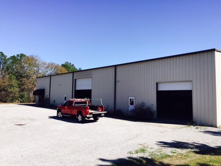 This is a Flex Warehouse Building offering 3 Phase Power within 7500 sqft. The total heated and cooled office space is 830 sqft that features 2 bathrooms, break room, reception area/office, copy and I.T. room. Both first and second floor office areas are 670 sqft each; 670 sqft of H/C office space on 1st floor, and 670 sqft of loft space with 160 sqft of H/C office space on the 2nd Floor. There are (4) 12x12 ft. roll up doors and (1) 16x16 foot roll up doors available, and 4 man doors allowing multiple points of entry within the 7500 sqft floor plan, and a 3rd ''free standing'' bathroom located at the southern end of the warehouse area.