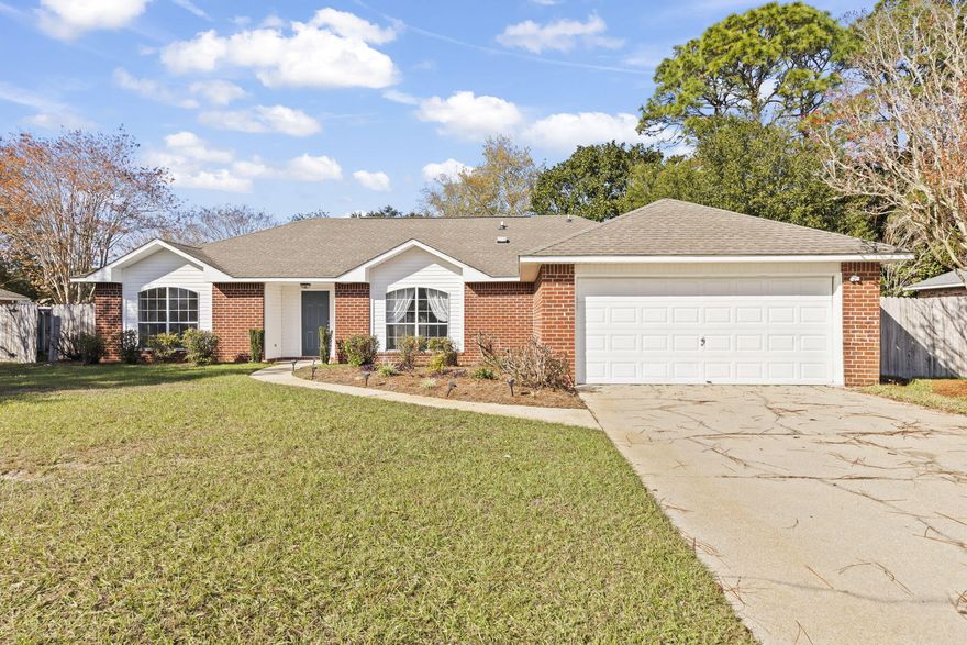 Welcome home to this beautifully updated 3BR in Raintree Estates. As you enter, you'll notice fresh paint with tile & LVP flooring throughout. The main living area is highlighted by vaulted ceilings and a cozy fireplace. The kitchen showcases stainless steel appliances, and a breakfast bar/island that's ideal for quick meals or homework sessions before dinner. The spacious primary suite is located on the opposite side of the house from the other bedrooms and features an updated master bathroom w/ large walk-in closets. The backyard is fully fenced to allow for extra peace of mind and lots of room for outdoor activities. This home is just around the corner from a neighborhood beach park with sunset memories to last a lifetime. Owner will consider pets with restrictions.