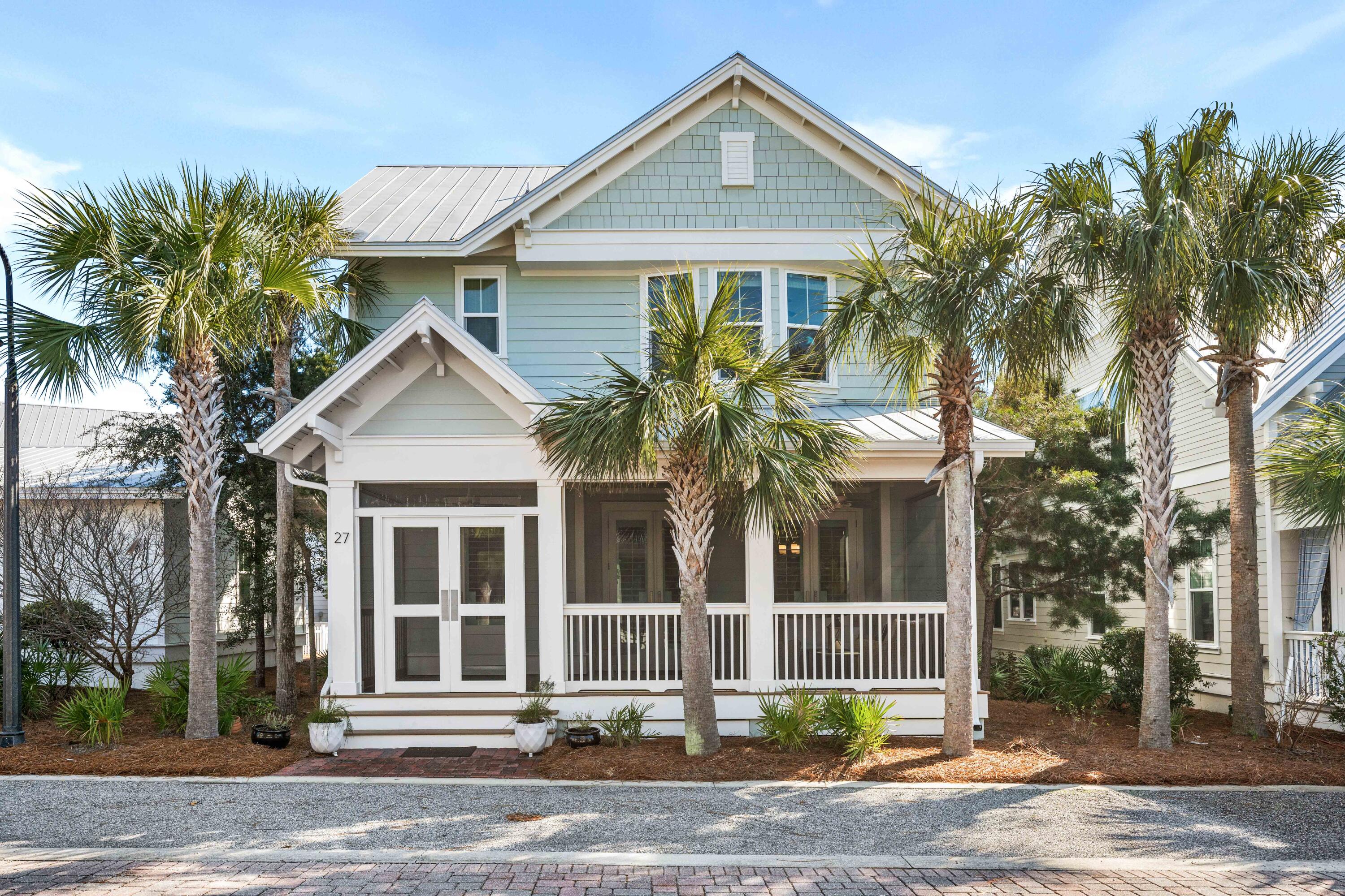 LISTED BELOW RECENT APPRAISAL! Own paradise on 30A in Prominence South with this gorgeous two-story luxury beach home located in a prime spot within the community giving you easy access to amazing amenities plus steps away from The Big Chill. The expansive Somerset floor plan features 4 bedrooms, 1 bonus/bunk room, 4.5 bathrooms, and 2-car garage boasting over 3,800 sqft of indoor and outdoor entertainment/living space (2,921 sqft heated and cooled). Decorated in calming neutrals with coastal blue and turquoise highlights throughout and features hardwood flooring, plush carpet in bedrooms, crown molding, granite counters, mosaic tile backsplash, high-end stainless-steel appliances, outdoor shower, screened porch, Rinnai tankless water heater, and more. Strong rental potential up to $135K+ The bright and airy open concept layout on the first floor features the main living room, dining, and kitchen with a butler's pantry for extra storage plus a large island opening into the main living space for extra seating and entertainment space. Also found on the first floor is the laundry room and one of three primary bedrooms with a spacious ensuite bathroom. Take the stairs to the second floor where you will find the remaining bedrooms; two primary bedrooms each with ensuite bathrooms, a guest bedroom and bonus space featuring built-in bunk beds that share a bathroom. This vast homesite can sleep over 10 guests and features 10ft-12ft ceilings/8ft doors, hurricane impact windows, professional lighting and window treatments, 2-car detached garage that offers a private paved back entry to the home, paved driveway, and a washer/dryer. Relax and soak up the Florida sunshine in this expertly designed beach home that offers all the best of coastal living on the gulf coast, don't wait to claim your Prominence paradise today.
Prominence is a retreat from the modern world and an essential community along scenic 30A. With low hoa fees, a blend of coastal resort living, easy access to a vibrant town center 'The Big Chill', and the beautiful beaches of the Emerald Coast, it's also a way of life in a community that lives up to its name. The Town of Prominence is located on HWY 30A between Seagrove Beach and Alys Beach, next to WaterSound Beach. Residents will enjoy low HOA fees, easy access to a beautiful Town Center (The Big Chill), 2 Resort style pools (1 seasonally heated), state park trails and more.