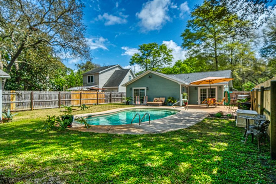 CHECK OUT 3D-VIRTUAL TOUR. Welcome home to this immaculate 3 bedroom, 2 full bathroom, in ground pool home  the perfect place to be quarantined! This home comes with peace of mind as it has had all major systems replaced in the last 5 years: Hot H20 Heater 2015, HVAC 2018, Pool pump 2018, Roof 2019. Also notable is the property appraisers SF does not match appraisal SF of 1,444. The updated kitchen features stainless appliances including a built-in coffee maker with it's own water line, recessed and modern lighting, crown molding, low maintenance tile floors, and a bay window which allows for plenty of natural light. An oversized master bedroom includes a dressing area, a walk-in closet, it's own private bath and a walk-out to the backyard. (Click More)