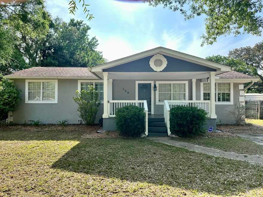 This property features 4 bedrooms, 2 bathrooms , a split floor-plan and a large Family Room perfect for entertaining!  One of the bedroom is currently being used as an office with built in bookshelves & a desk. As you walk passed the kitchen and into the Family Room, you'll notice the built in entertainment center along with built in seating/storage.  There's a covered back porch + an open deck to overlook the large backyard.  The master bedroom has its own private entrance from the side of the home that some may even want to use as a Mother in Law suite! It features a huge walk in closet, a separate linen closet & double vanities in the master bathroom.Home comes with solar panels that are already paid off & an assumable loan with a 3.175% interest rate!