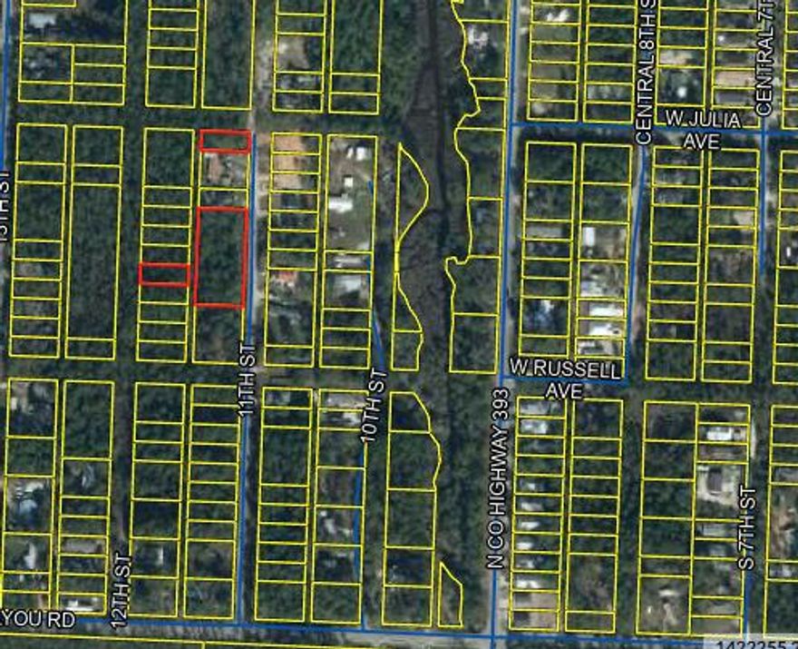 Attention developers and investors  - 7 Lots in growing area of N. Santa Rosa Beach. Approximately 3 miles from the beautiful white sand beaches Walton County and about a mile to the Cessna Landing boat launch.  Lot 17 sits behind lot 9. No water or sewer at this time. Seller owns an additional lot on Central 7th listed separately.