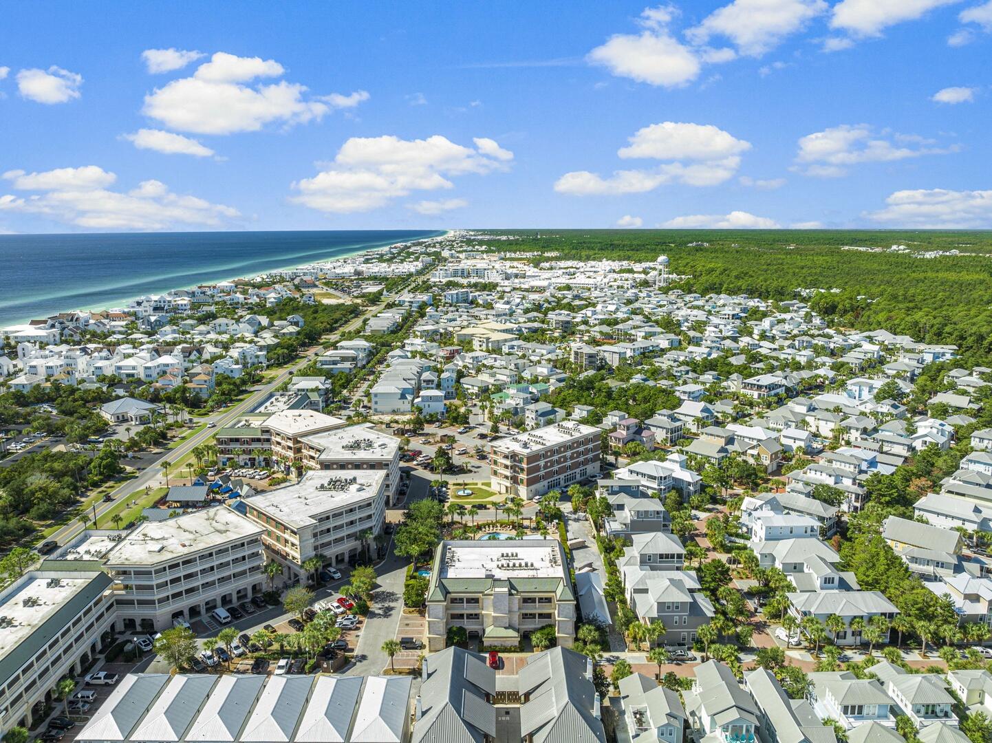 Nestled between glamorous Alys Beach (a few blocks west) and The Village of Rosemary Beach (a block east), the Villages of South Walton at Seacrest Beach offers the very best of all. Walk to the quaint shops located nearby, the wine and craft bars that dot the area, or just head to the beach, and get your toes into the powdered-sugar white sands and azure colored water of the best beaches on the Emerald Coast! Alternatively, hop into one of The Village of South Walton's TWO Community Pools, one seasonally-heated!