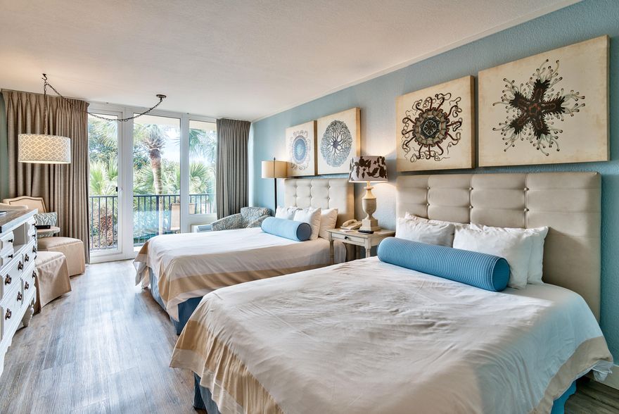 This 3rd floor studio is beautifully updated head to toe and is finished with durable wood-look flooring. Brand new coastal furnishings, a kitchenette & large full bathroom complete the space. The private balcony offers space for relaxing and enjoying resort views. Bayside At Sandestin owners enjoy access to the resort style pool with views of the Choctawhatchee Bay, as well as the convenience of the Sandestin Fitness Center, Links golf course, & Sunset Bay Cafe restaurant. Come and enjoy all the amenities that Sandestin has to offer, this 2,400 acre resort boasts the most beautiful white sand beaches, 4 championship golf courses, a world class 15 court tennis center and 98 slip full service marina, and the Village of Baytowne Wharf with all its shops, restaurants, events & entertainment.