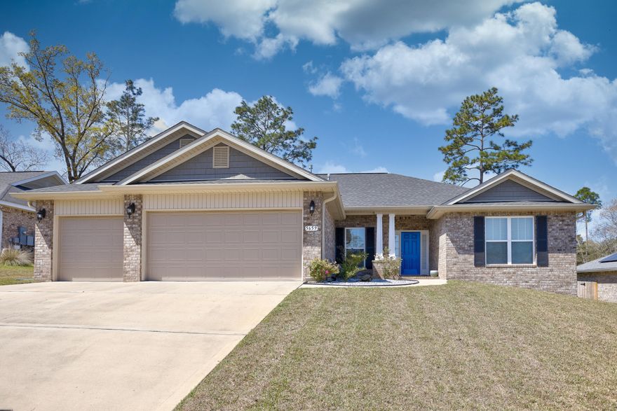 It would be hard to believe someone would want something more in this meticulously maintained four bedroom, 2.5 bathroom with an office!!  Located in a prime location subdivision with a community pool and tennis court.  The home features a wide foyer that flows into the spacious living room. The state of art kitchen is enhanced by a 5 burner gas top. double built in ovens, beautiful back splash, granite and a working island that seats up to 6  and opens up into the family room.  The  breakfast nook's windows allow for lots of natural light while your morning coffee will taste so much better out in your screened-in back porch.  The huge master bedroom suite is tucked away on one side of the house allowing for much privacy. Bathroom has 2 walk in closets, large shower, garden tub, culture