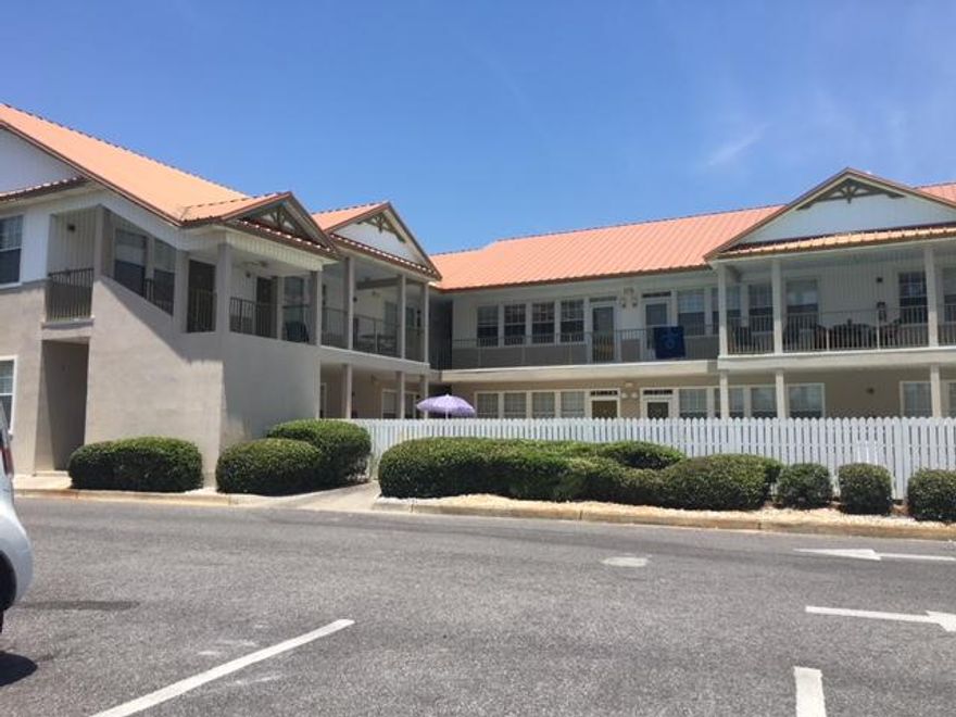 Newly Renovated! This one bedroom one bathroom condo is a must see. It has just been recently renovated to include: new stainless steel appliances, new counter tops and cabinets, new paint, and more. The condominium offers a community pool, and this condo is an end unit tucked away at the end of the walkway. Located on the north side of Scenic 98 it is short walking distance from the beach, shopping, and local restaurants. Available for a 7 month lease also.Water, sewer, trash, basic cable included. Tenant pays for all other utilities. Property will be held off market up to 14 days with Property Holding Fee with approved app. Lease Prep Fee of $75 is due prior to move in.