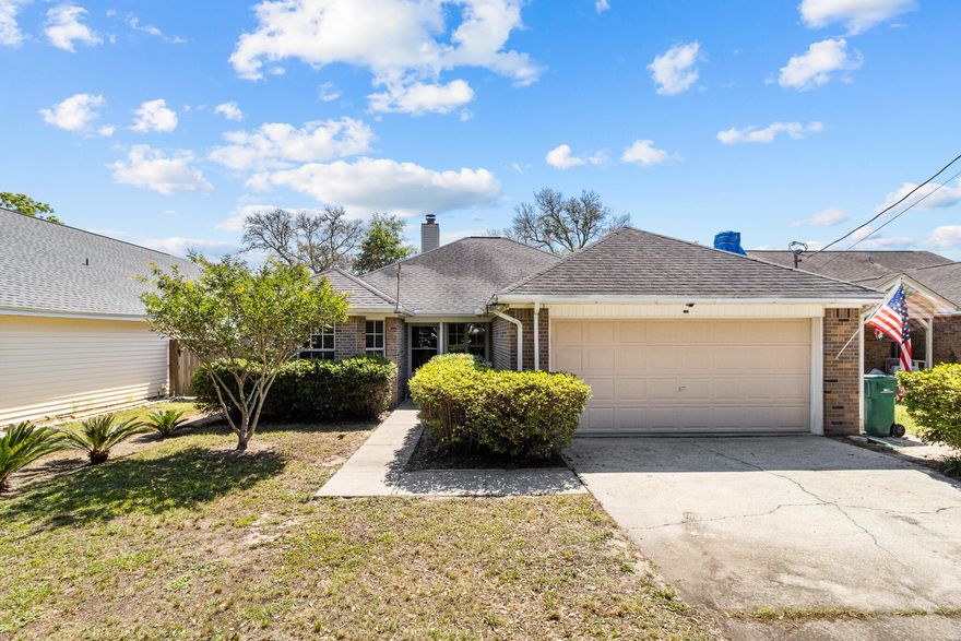 Beautiful 3 bedroom, 2 bath home located in the heart of Fort Walton Beach! **NEW ROOF TO BE INSTALLED**
Delight in a spacious living room with cozy wood burning fireplace, and gorgeous Bellawood hardwood flooring throughout the main areas and bedrooms. The sunny kitchen offers Corian countertops with integrated sink, black appliances, breakfast bar, and pantry.
Just off the dining room you'll find a large primary bedroom with en-suite bathroom; featuring a double vanity, large closet and walk-in shower. Split bedroom floor plan with two additional bedrooms and a full bath.
Enjoy watching the seasons change from the screened in porch which overlooks the privacy fenced backyard. This home comes complete with a 2-car attached garage. Great central location with easy commute to military bases, shopping, restaurants, andthe beautiful white sand beaches of the Emerald Coast.