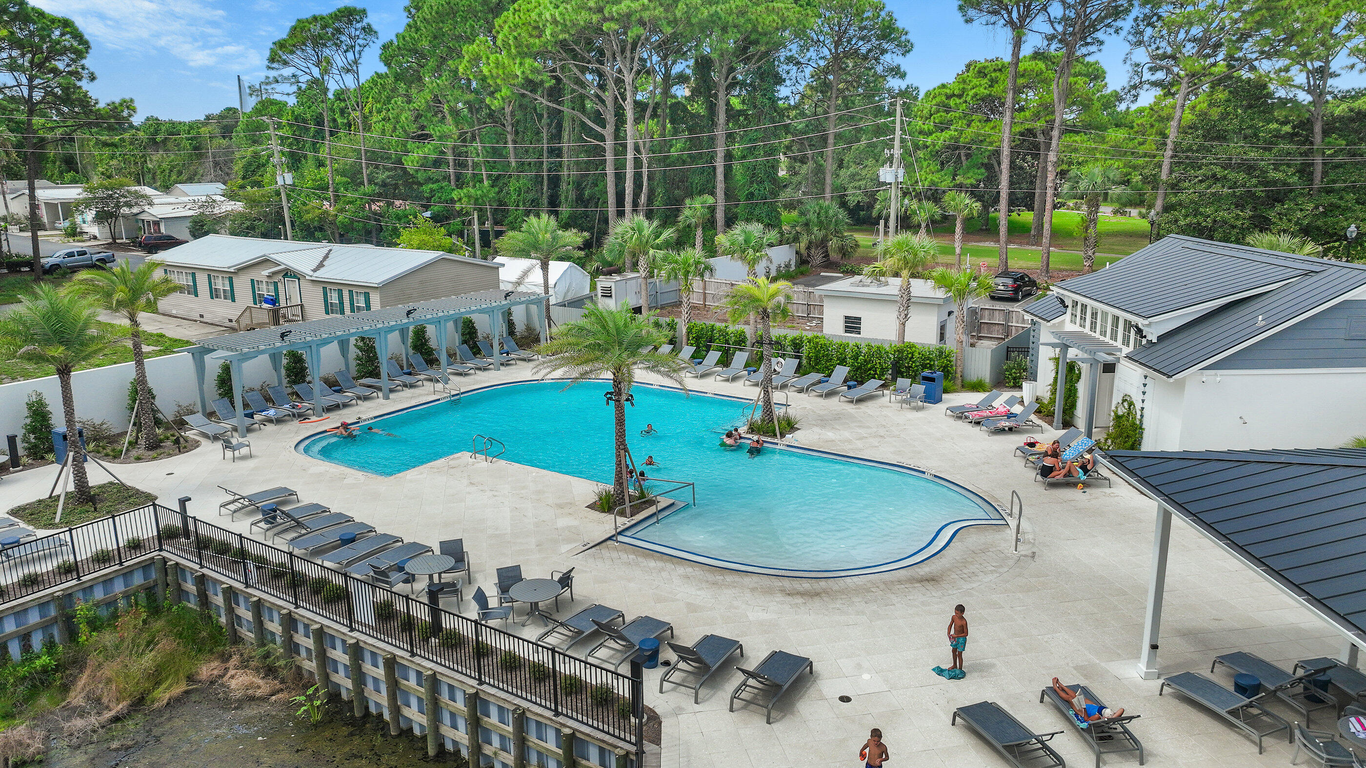 Welcome to resort living in the Sandestin Golf & Beach Resort! This appealing two-bedroom, two bath Fairways single-story cottage serves as a an ideal retreat, perfect for a vacation home, investment property or primary residence. NEW ROOF IN 2025; This home sold fully furnished with a short list of exclusions.This home has never been rented by the current owner. Surrounded by mature trees, this home offers exceptional resort living with a finished bonus room, a screened -in porch, a spacious storage room/workshop, and utility sink. The versatile bonus room can easily function as a third bedroom, an additional living area or an office. The kitchen has been meticulously renovated featuring stainless steel appliances, granite countertops, under cabinet lighting and soft close drawers Plantation shutters throughout.
Newly constructed neighborhood pool is located nearby.
Sandestin offers an array of amenities, from the pristine white sands and clear turquoise waters of The Gulf of America to the marina near at Baytowne Wharf and the diverse shopping and dining options at Grand Boulevard. This Florida cottage is perfectly situated to enjoy all the perks Sandestin Golf and Beach Resort has to offer.