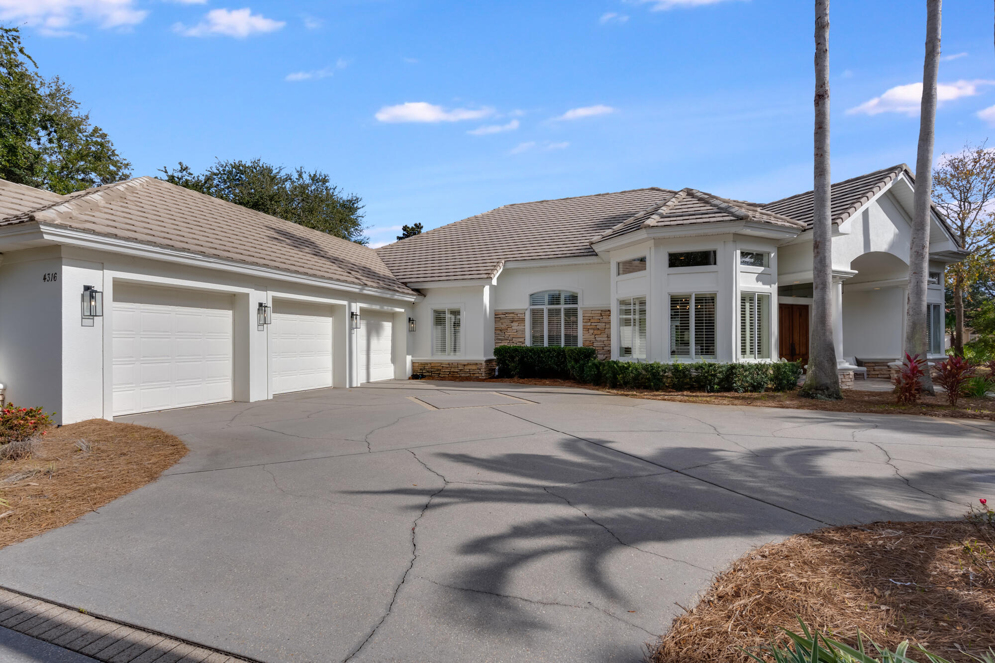 SELLING FURNISHED! Standout home in the gated community of Kelly Plantation! This home is sure to captivate as it's been fully renovated & sits on .64 acre corner lot w/ 4-bedrooms, 3.5-bathrooms & a dedicated office. As you step inside, you'll be welcomed by an abundance of natural light, soaring ceilings, intricate crown moldings, stunning LVP flooring & furniture included with the home--making it perfectly ready for you to move right in.The kitchen is a culinary enthusiast's dream, featuring stainless-steel appliances, French door refrigerator, six-burner gas range, soft close cabinets & beautiful natural stone Taj Mahal quartzite countertops. A convenient wet bar is just off the kitchen & leads to the enclosed pool w/ waterfall which is the center view of the home & the perfect area for entertaining w/spacious outdoor seating, fire pit, grill & television. 

The primary suite, w/ serene views of the pool, provides a peaceful retreat complete w/ a luxurious ensuite bath, featuring a spa-inspired shower & freestanding tub.

The main living area also offers views of the pool & provides access to the 3 guest bedrooms. 2 of the guest rooms are connected by a beautifully updated Jack-and-Jill bathroom featuring a double vanity, while the third serves as a second ensuite, adding extra convenience & privacy.

Boasting a thoughtfully designed layout & a generous three-car garage w/ stunningly finished floors, this home offers everything you could desire!

Kelly Plantation features an exceptional array of amenities, including golf, tennis, pickleball, community pool, fitness center, basketball court, playground, equestrian center, & picturesque walking trails. Ideally situated between the Choctawhatchee Bay & the stunning white sand beaches, this gated community offers a luxurious & convenient lifestyle for residents of all ages.
Buyer to verify all information for accuracy. 

