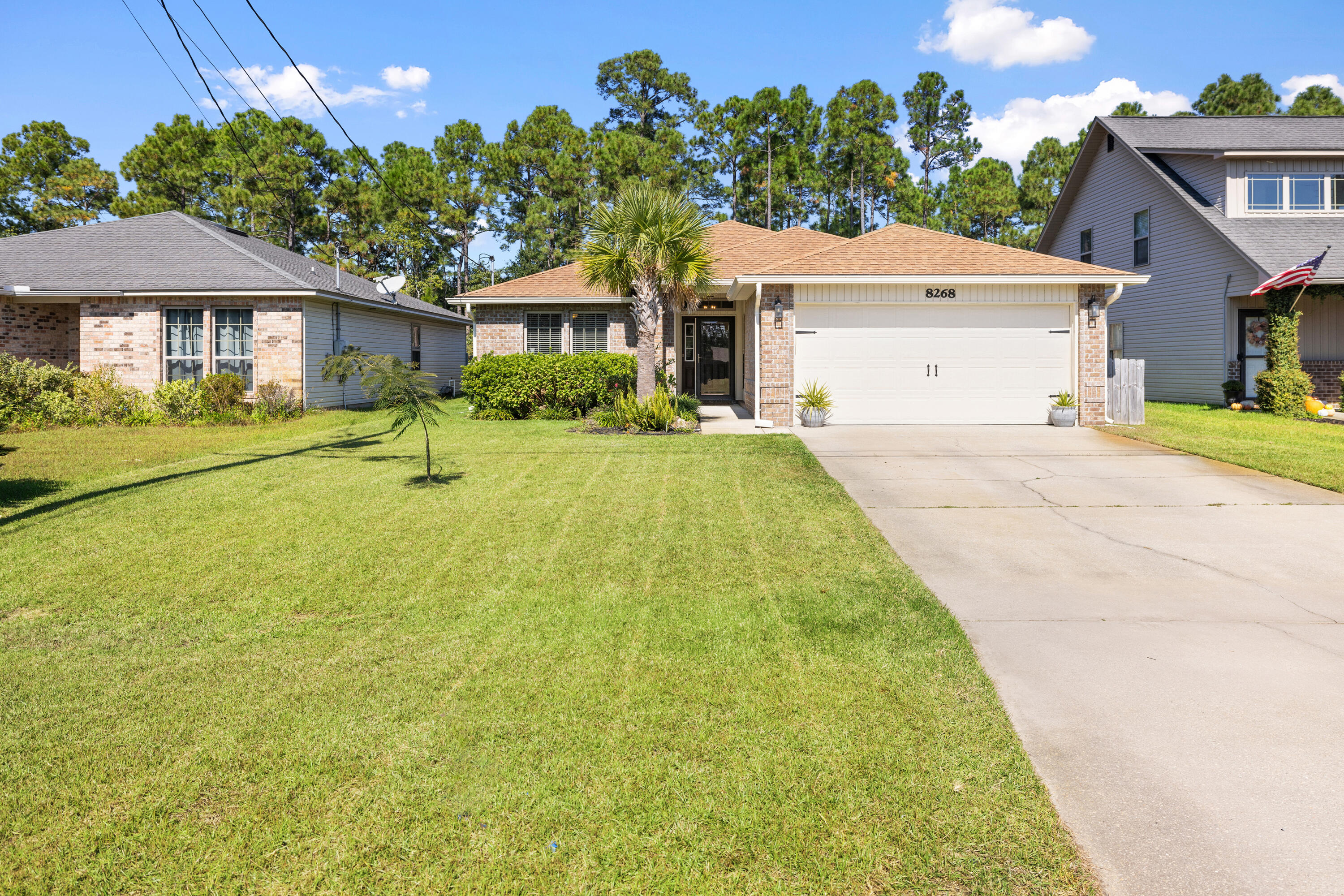 Welcome to Your Dream Home at 8268 Tavira Street, Navarre, FL!Nestled in a tranquil neighborhood, this stunning residence offers the perfect blend of comfort and style. With 4 bedrooms and 2 bathrooms, this spacious layout is ideal for those seeking extra room for guests.As you step inside, you're greeted by a bright and airy open floor plan, featuring high ceilings and ample natural light. The modern kitchen boasts stainless steel appliances, granite countertops, and a generous island--perfect for both everyday meals and entertaining.Retreat to the master suite, which includes a luxurious en-suite bathroom with a soaking tub, separate shower, and dual vanities. Additional bedrooms are well-sized, providing flexibility for family or home office space. Step outside to enjoy the private backyard, complete with a patio/, perfect for outdoor gatherings or peaceful evenings under the stars.

Located just minutes from Navarre Beach, parks, and local amenities, this home combines serene living with convenient access to everything you need.

Don't miss the chance to make this beautiful property your own!