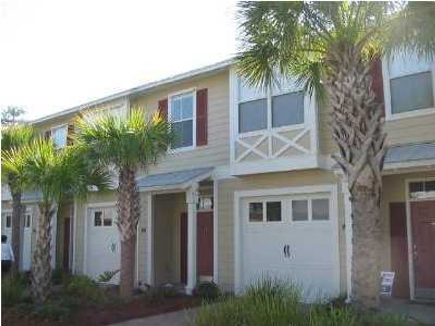 **MOVE IN SPECIAL, $200 OFF FIRST FULL MONTH RENT IF MOVED IN BY 10.01.20**  This spacious three bedroom, two and half bath townhouse is ideally located between Sandestin and Highway 30A in South Walton, and is just a short walk away from the bay and a short drive from the beach. You will also love using the barbecues on your large 18x8 private covered patio.Each townhouse has a one car garage and paver driveway. You will find tile flooring in the foyer, kitchen, and downstairs powder room as well as 9-foot ceilings on the first floor, complete with decorative crown molding. The living room has upgraded prewiring for media surround sound.