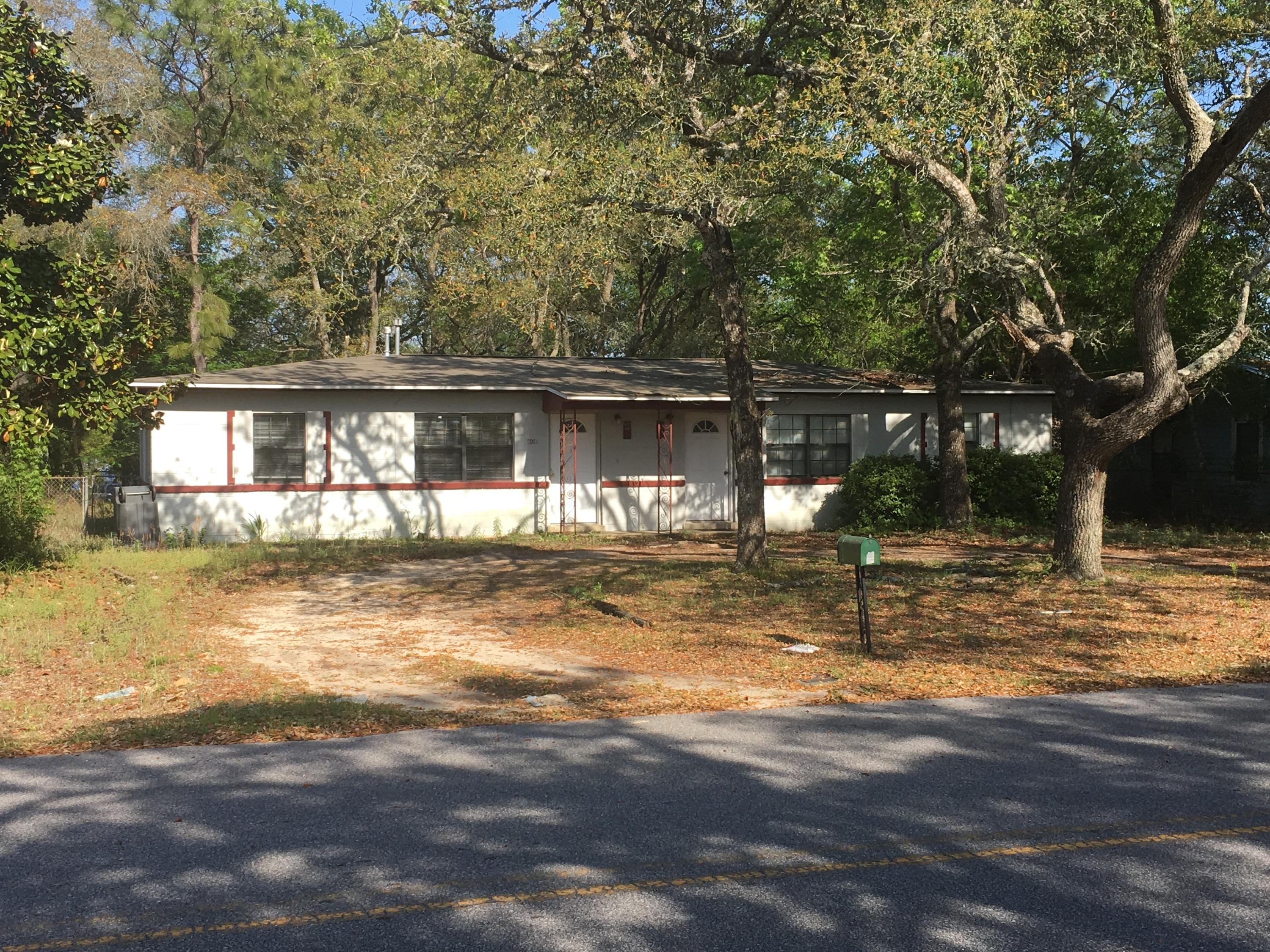 Attention Investors looking for established income producing property? This duplex is a 2 Bedroom / 1 Bath on each side. These units are within 5 minutes to the gates of Eglin, rentals are in high demand in this area. Don't miss this great opportunity to add this property to your portfolio.