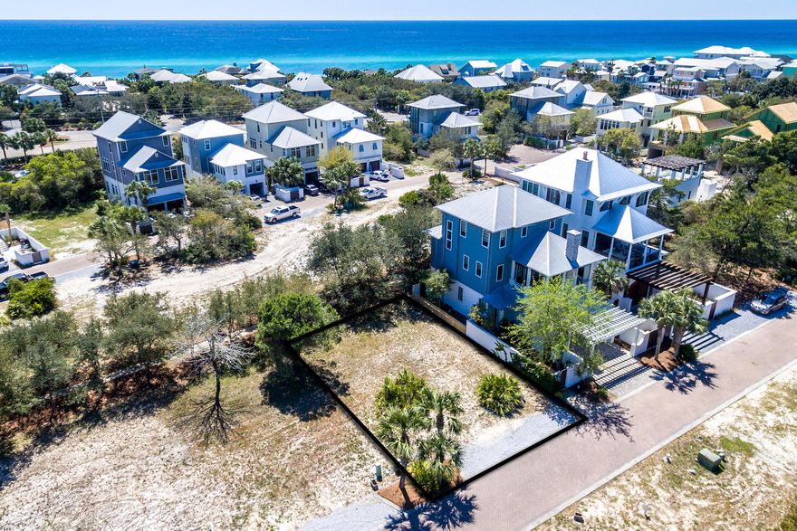 Great opportunity to build your dream home in a small boutique community on 30A! Seanest Village is a gated community nestled in the heart of Seagrove Beach along HWY 30A. This private community is comprised of only 42 lots and is complete with deeded beach access, an infinity edge pool, sunset tower, and community grill space. Conveniently located near boutique shopping and local restaurants, Seanest Village is a quick bike ride to down town Seaside. Floor Plans designed by R.W. Lowe are available.