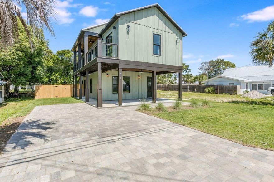 Come see this gorgeous, new construction Beach Home in Panama City Beach, FL! Great vacation/investment property--short- and long-term rentals! Just steps from the beach! Relax by your private pool or take a short walk to the sugar sands of the beach! This home has it all!